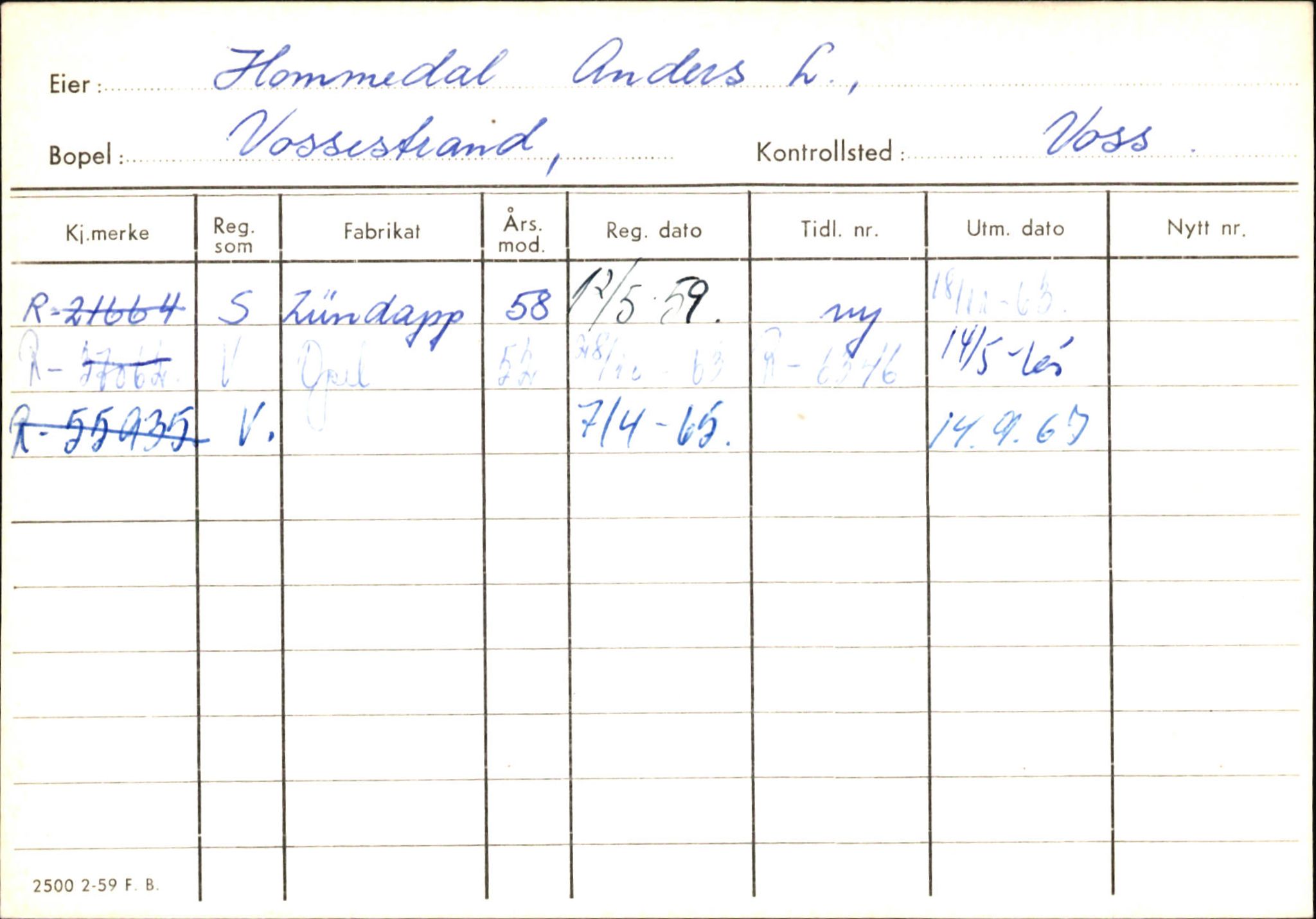 Statens vegvesen, Hordaland vegkontor, AV/SAB-A-5201/2/Ha/L0024: R-eierkort H, 1920-1971, p. 8