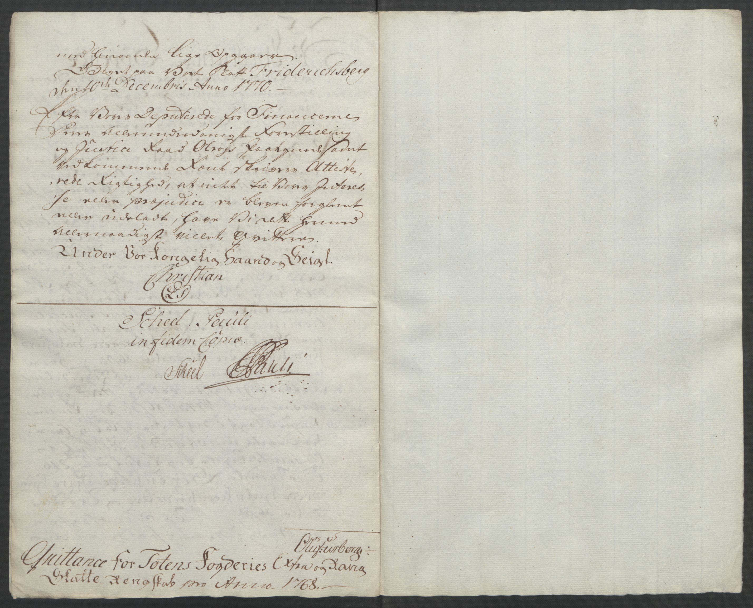 Rentekammeret inntil 1814, Reviderte regnskaper, Fogderegnskap, RA/EA-4092/R19/L1399: Fogderegnskap Toten, Hadeland og Vardal, 1762-1783, p. 163