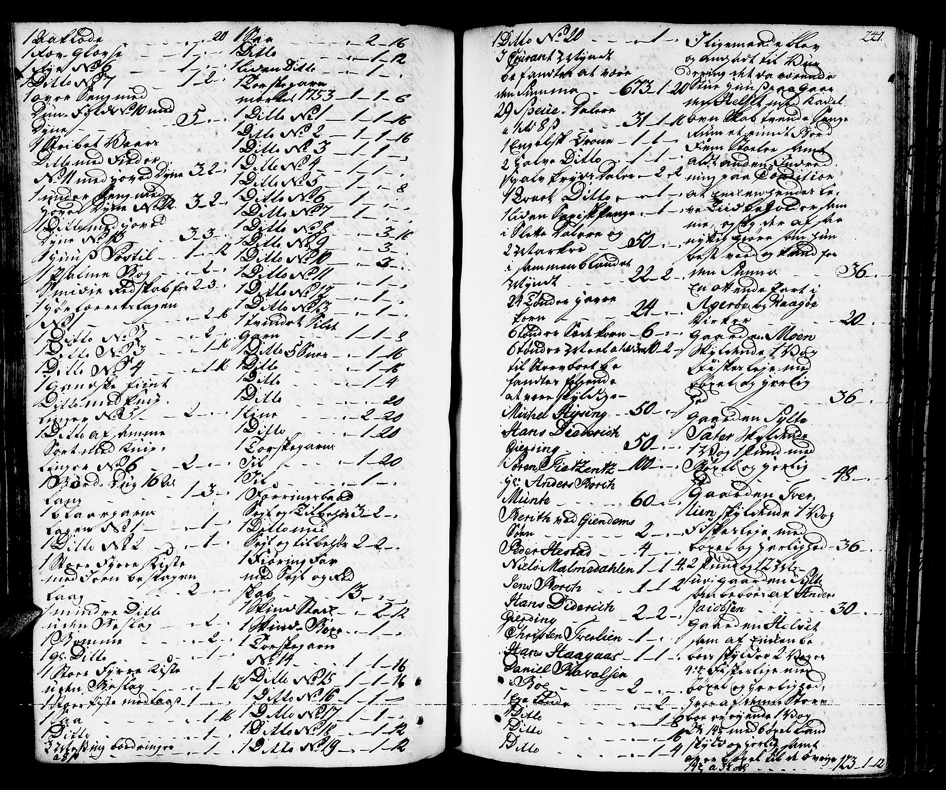 Romsdal sorenskriveri, AV/SAT-A-4149/1/3/3A/L0008: Skifteprotokoll, 1752-1761, p. 240b-241a