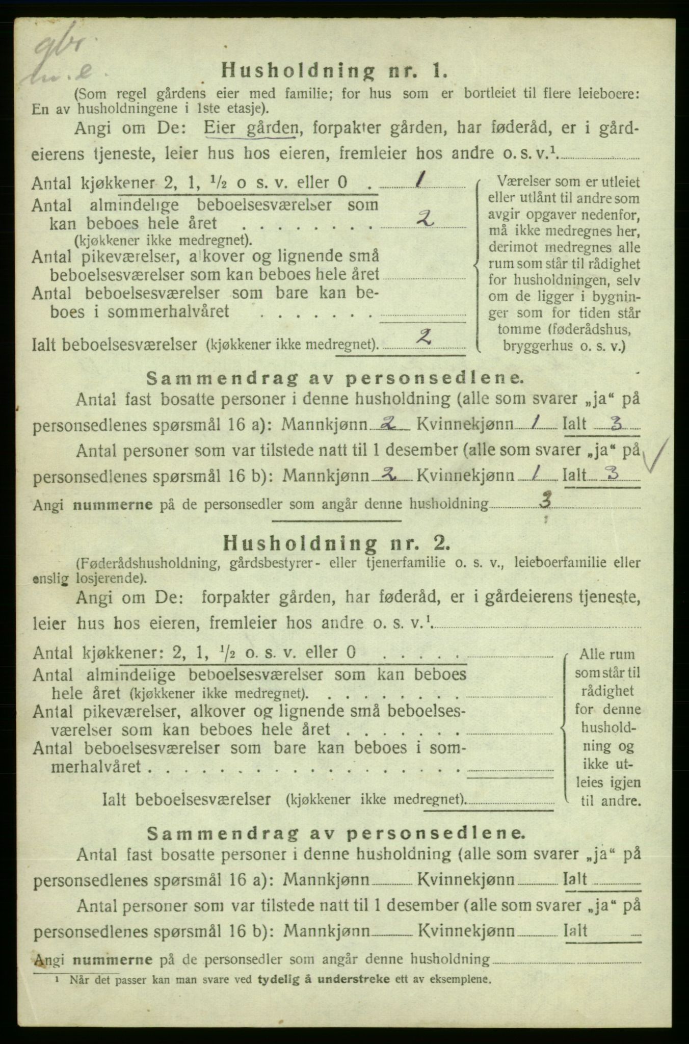 SAB, 1920 census for Skånevik, 1920, p. 1188