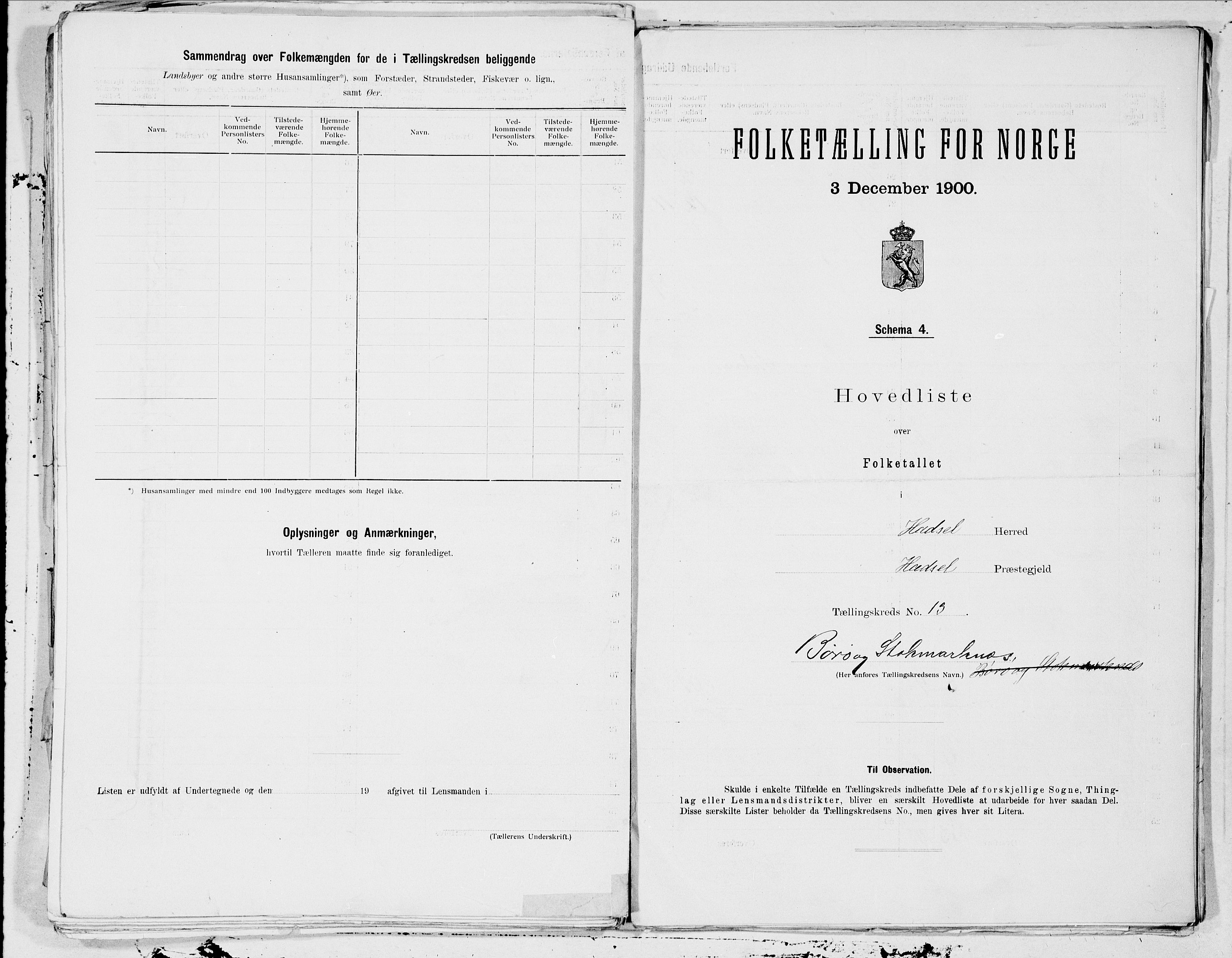 SAT, 1900 census for Hadsel, 1900, p. 24