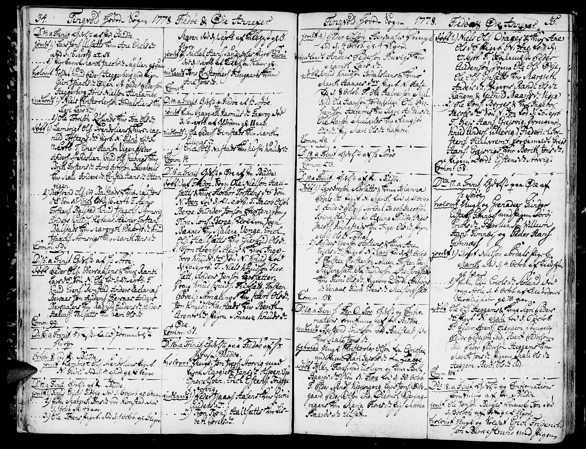 Ministerialprotokoller, klokkerbøker og fødselsregistre - Møre og Romsdal, SAT/A-1454/586/L0980: Parish register (official) no. 586A06, 1776-1794, p. 34-35