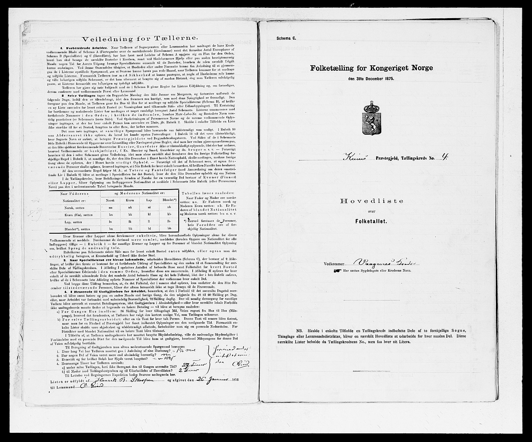 SAB, 1875 census for 1437L Kinn/Kinn og Svanøy, 1875, p. 8