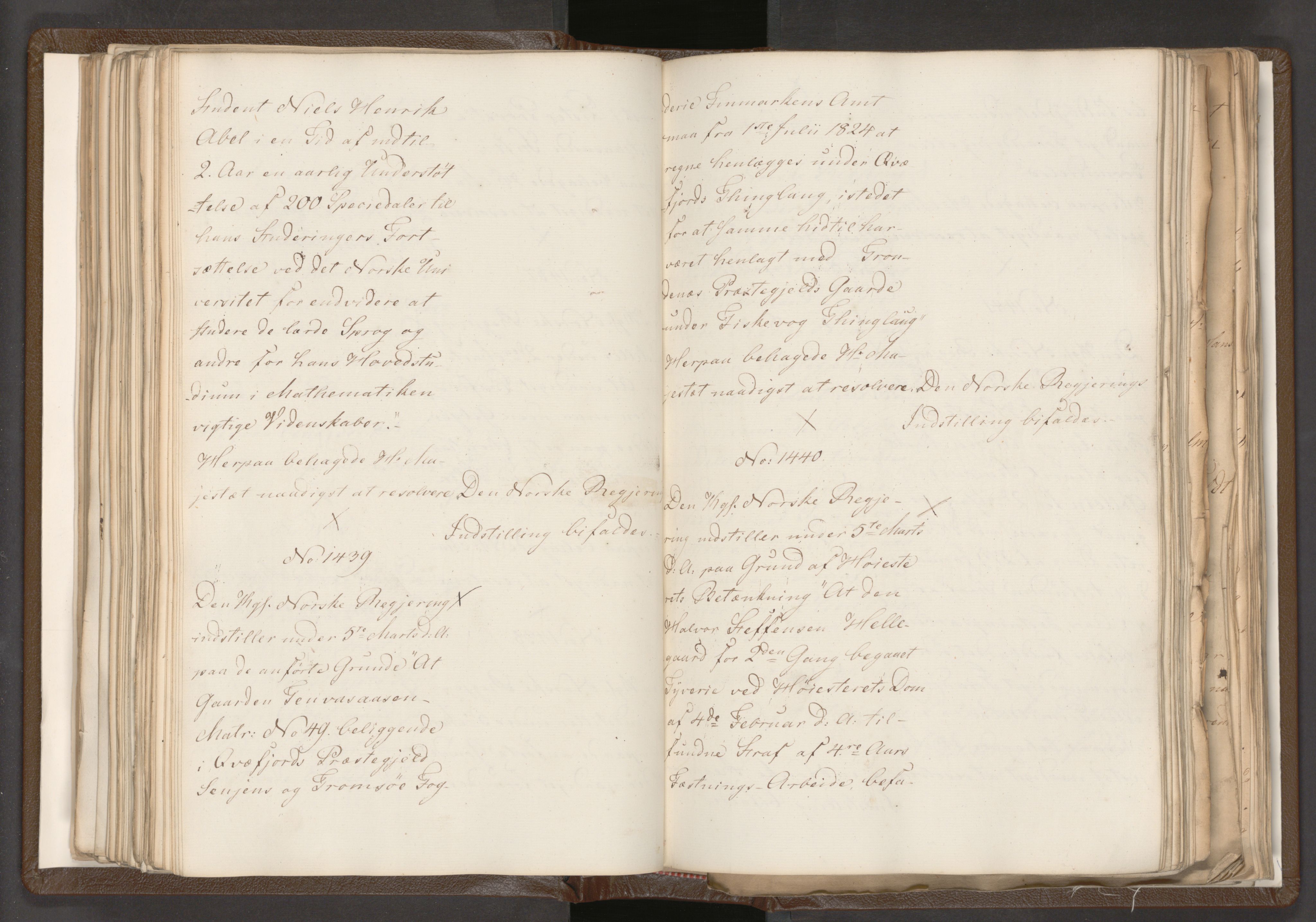 Statsrådssekretariatet, AV/RA-S-1001/A/Ab/L0018: Kgl. res. nr. 1112-1753, 1. halvår, 1824
