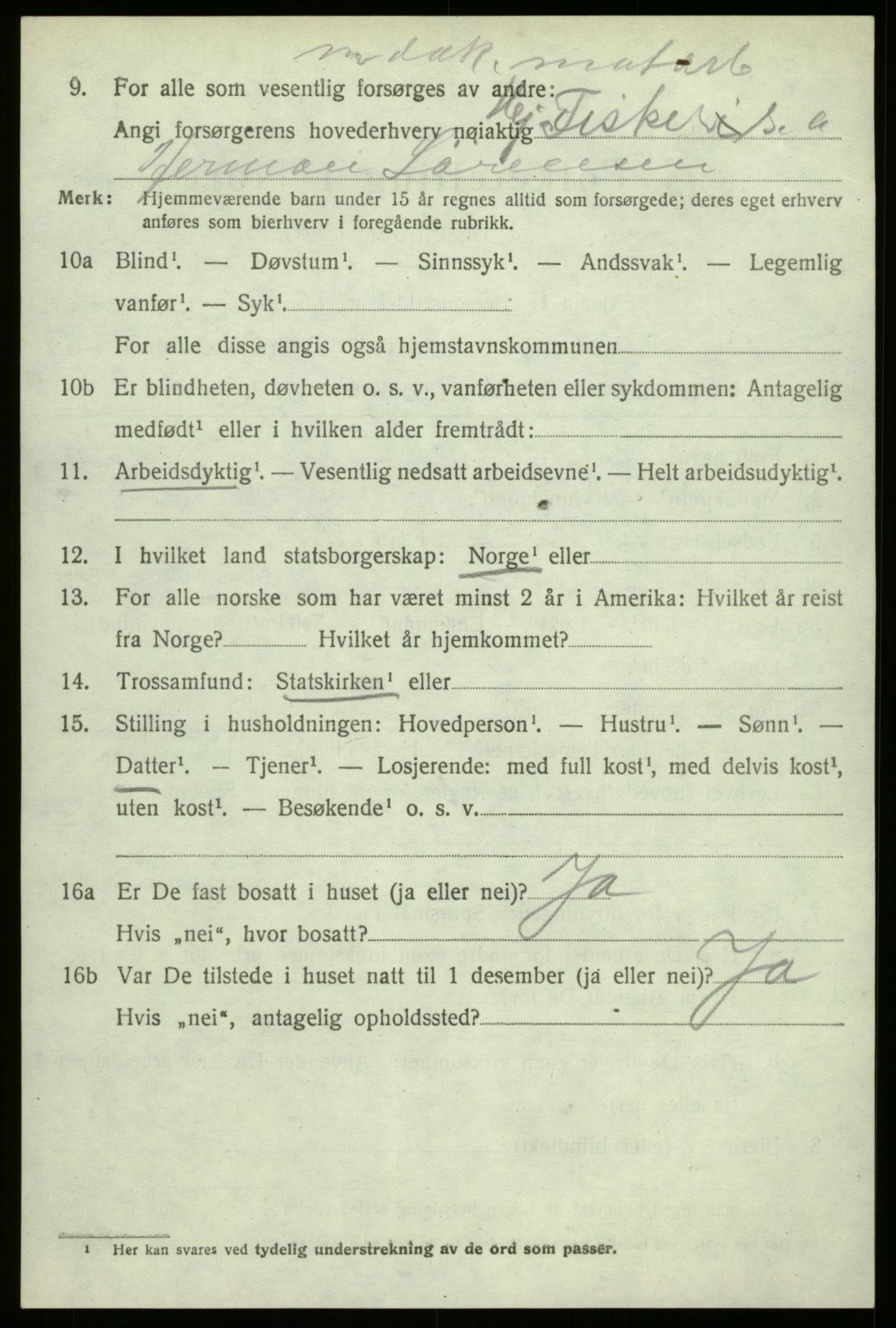 SAO, 1920 census for Hvaler, 1920, p. 9101