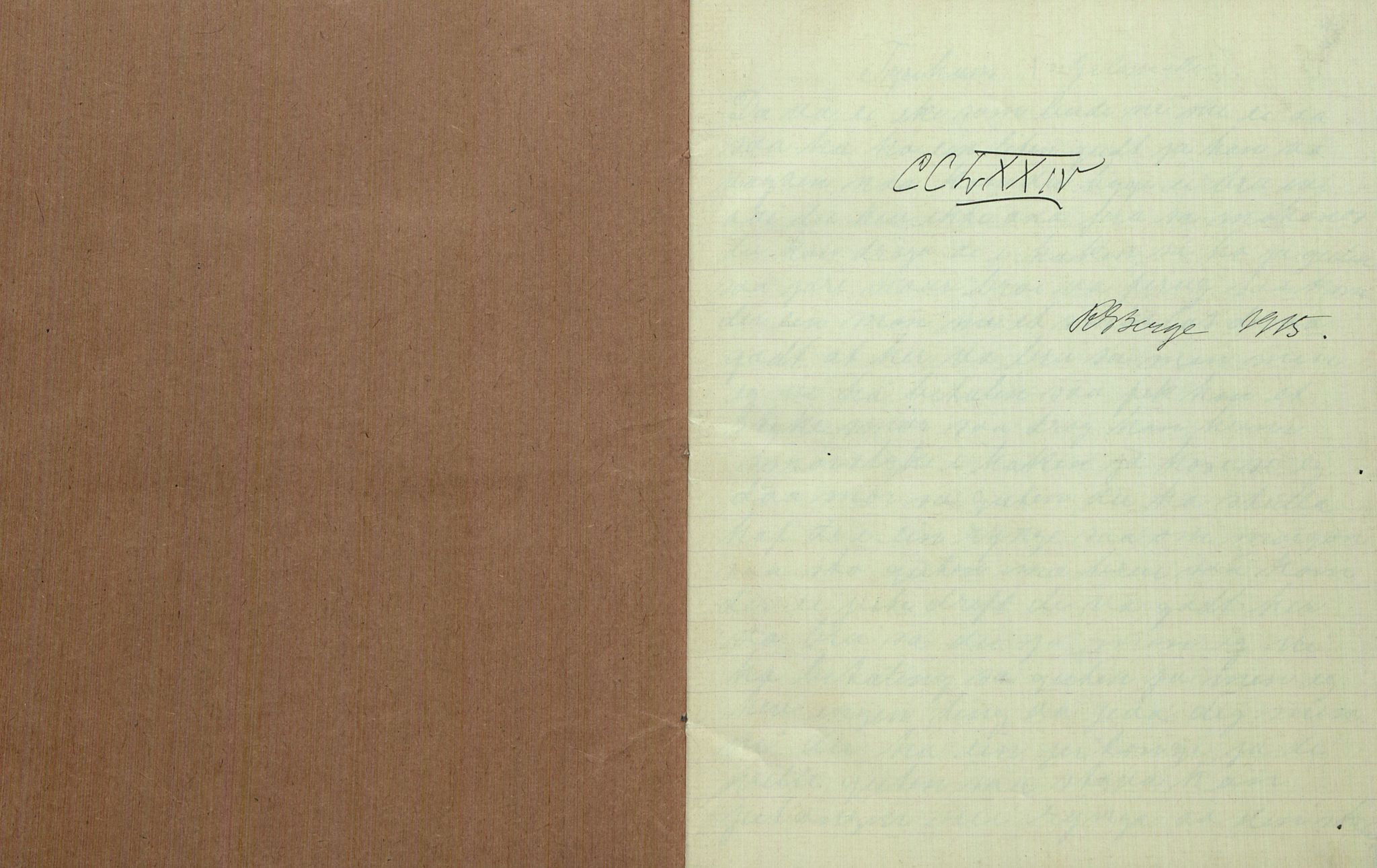 Rikard Berge, TEMU/TGM-A-1003/F/L0007/0024: 251-299 / 274 Uppskriftir av Gunhild Kivle. Viser, segner, eventyr, 1915, p. 1