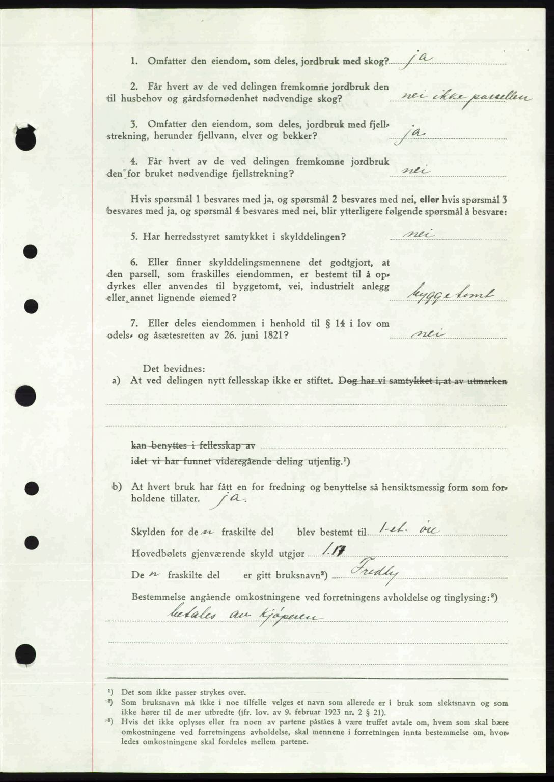 Sør-Gudbrandsdal tingrett, SAH/TING-004/H/Hb/Hbd/L0015: Mortgage book no. A15, 1945-1946, Diary no: : 1281/1945
