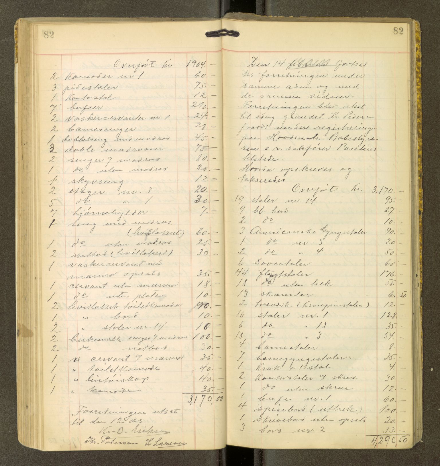 Romsdal sorenskriveri, AV/SAT-A-4149/1/3/3Ca/L0001: Registreringsprotokoll, 1921-1926, p. 82