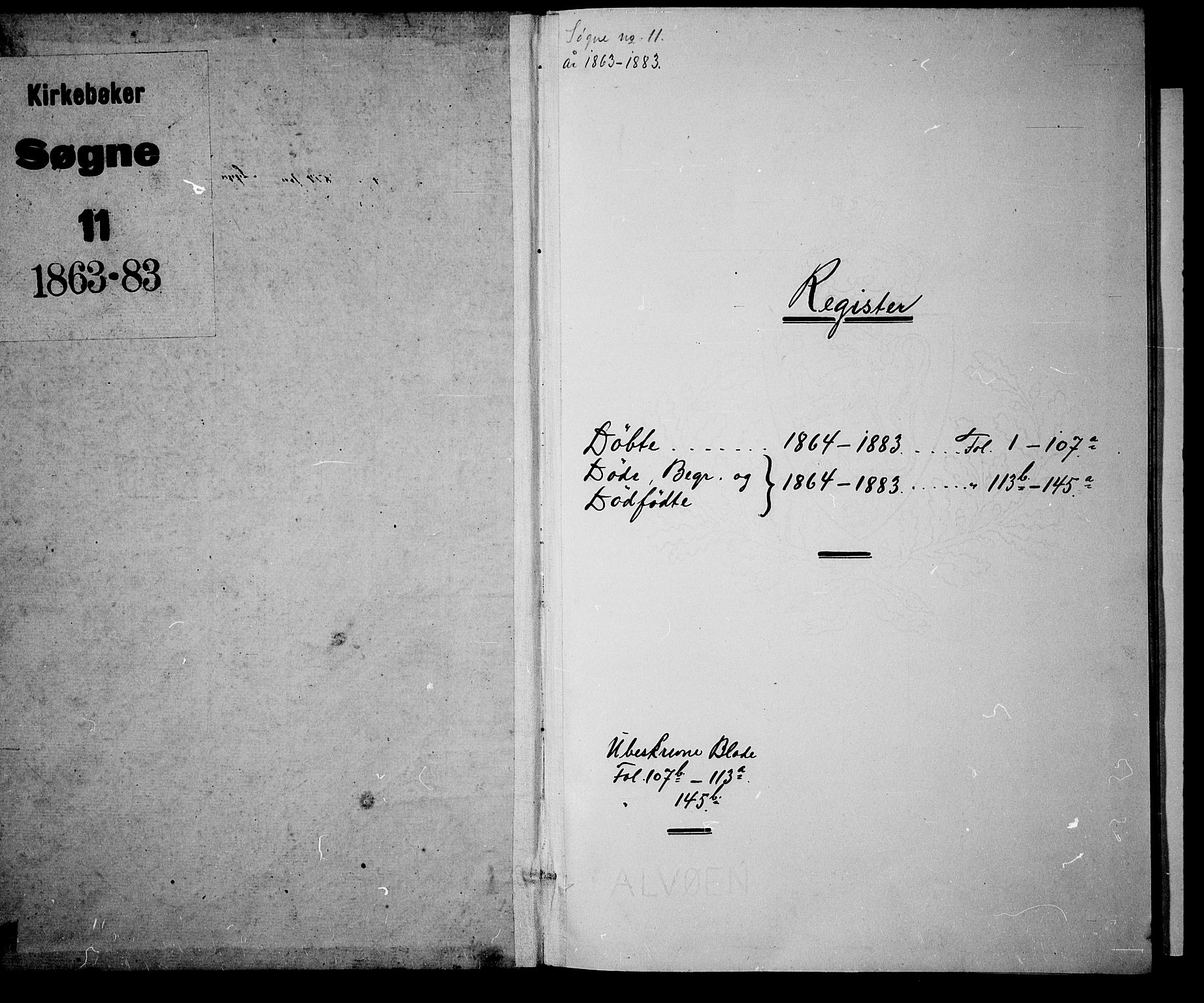 Søgne sokneprestkontor, SAK/1111-0037/F/Fb/Fbb/L0004: Parish register (copy) no. B 4, 1864-1883