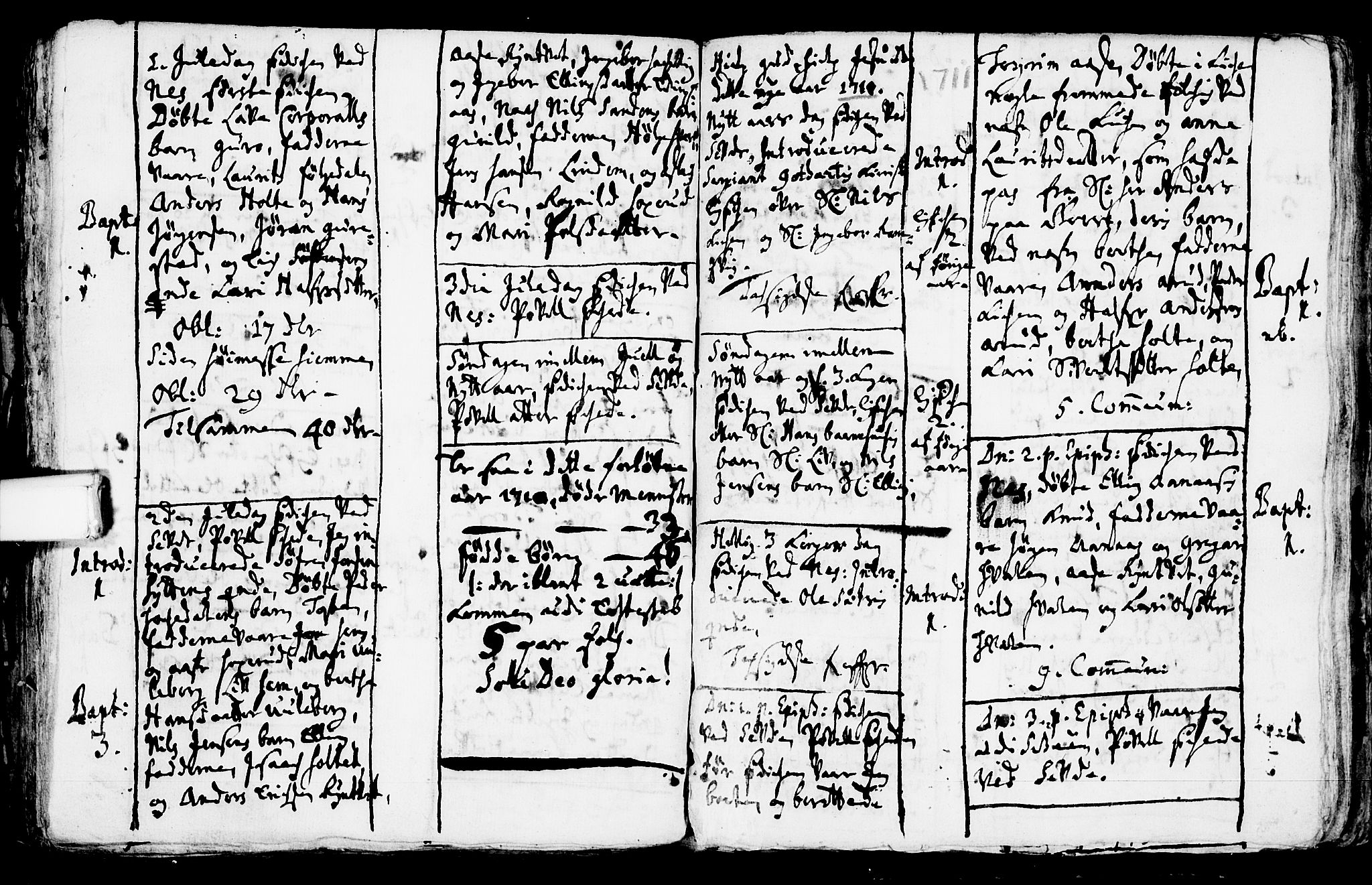 Sauherad kirkebøker, SAKO/A-298/F/Fa/L0002: Parish register (official) no. I 2, 1681-1720