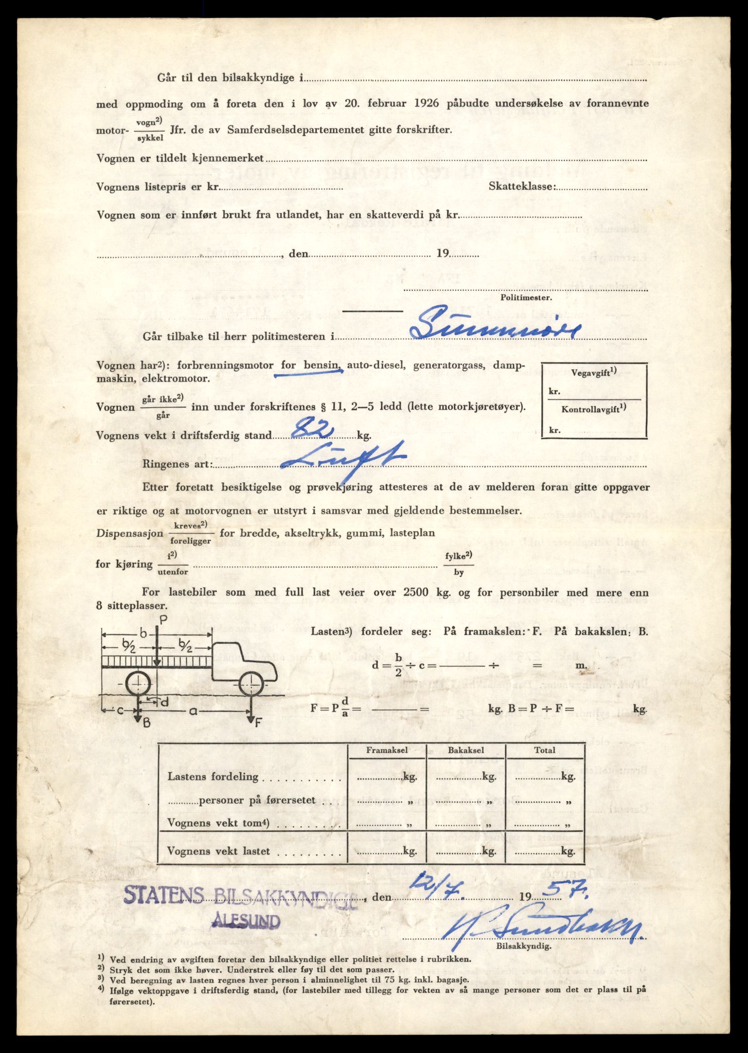 Møre og Romsdal vegkontor - Ålesund trafikkstasjon, AV/SAT-A-4099/F/Fe/L0040: Registreringskort for kjøretøy T 13531 - T 13709, 1927-1998, p. 2198