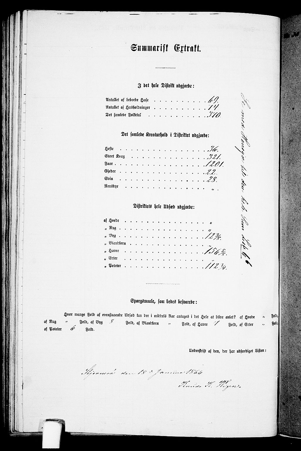 RA, 1865 census for Nedstrand, 1865, p. 90