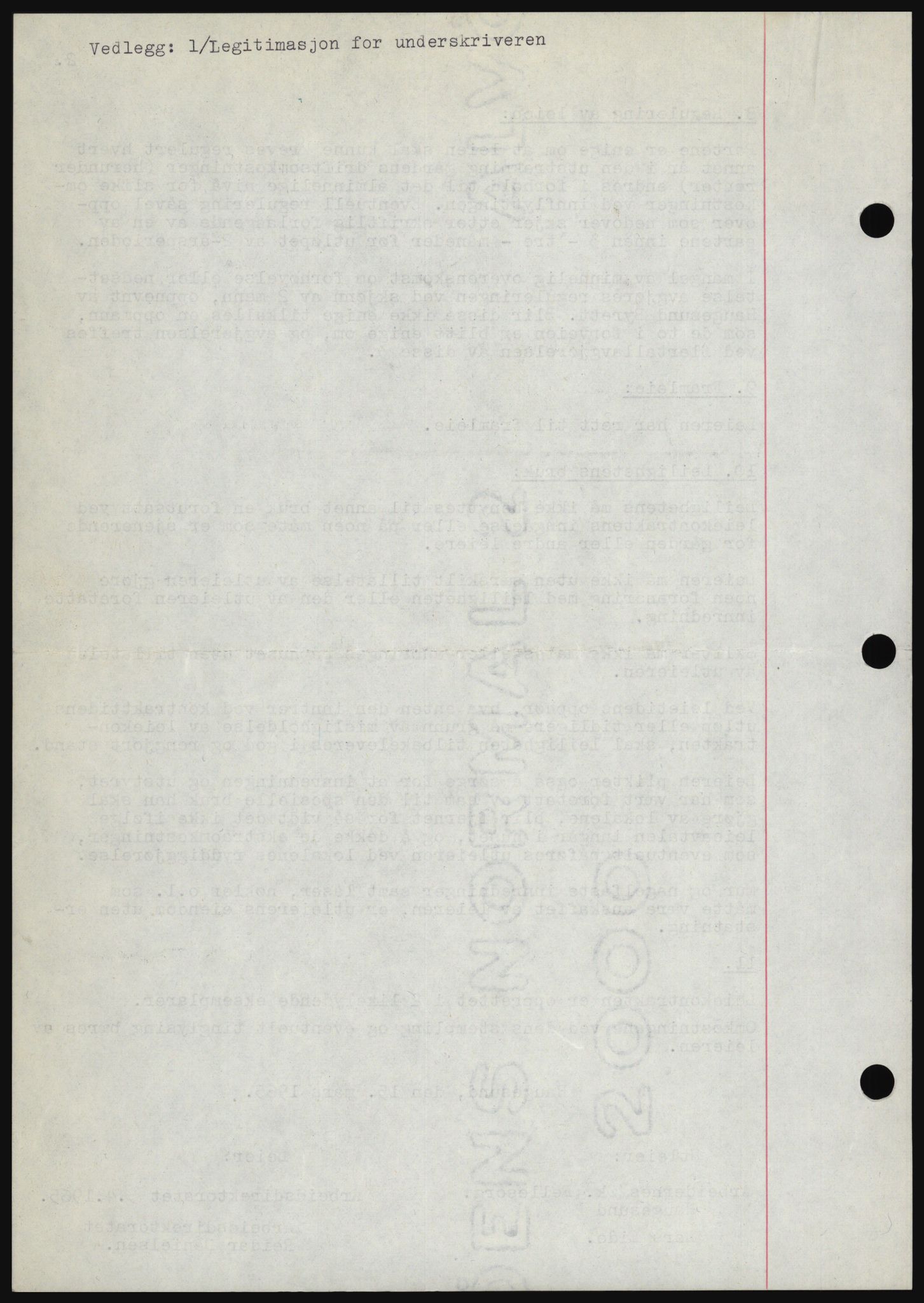 Haugesund tingrett, SAST/A-101415/01/II/IIC/L0053: Mortgage book no. B 53, 1965-1965, Diary no: : 1336/1965