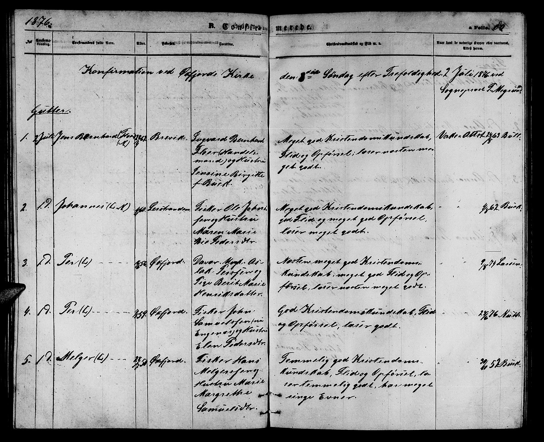 Loppa sokneprestkontor, SATØ/S-1339/H/Hb/L0004klokker: Parish register (copy) no. 4, 1864-1880, p. 80