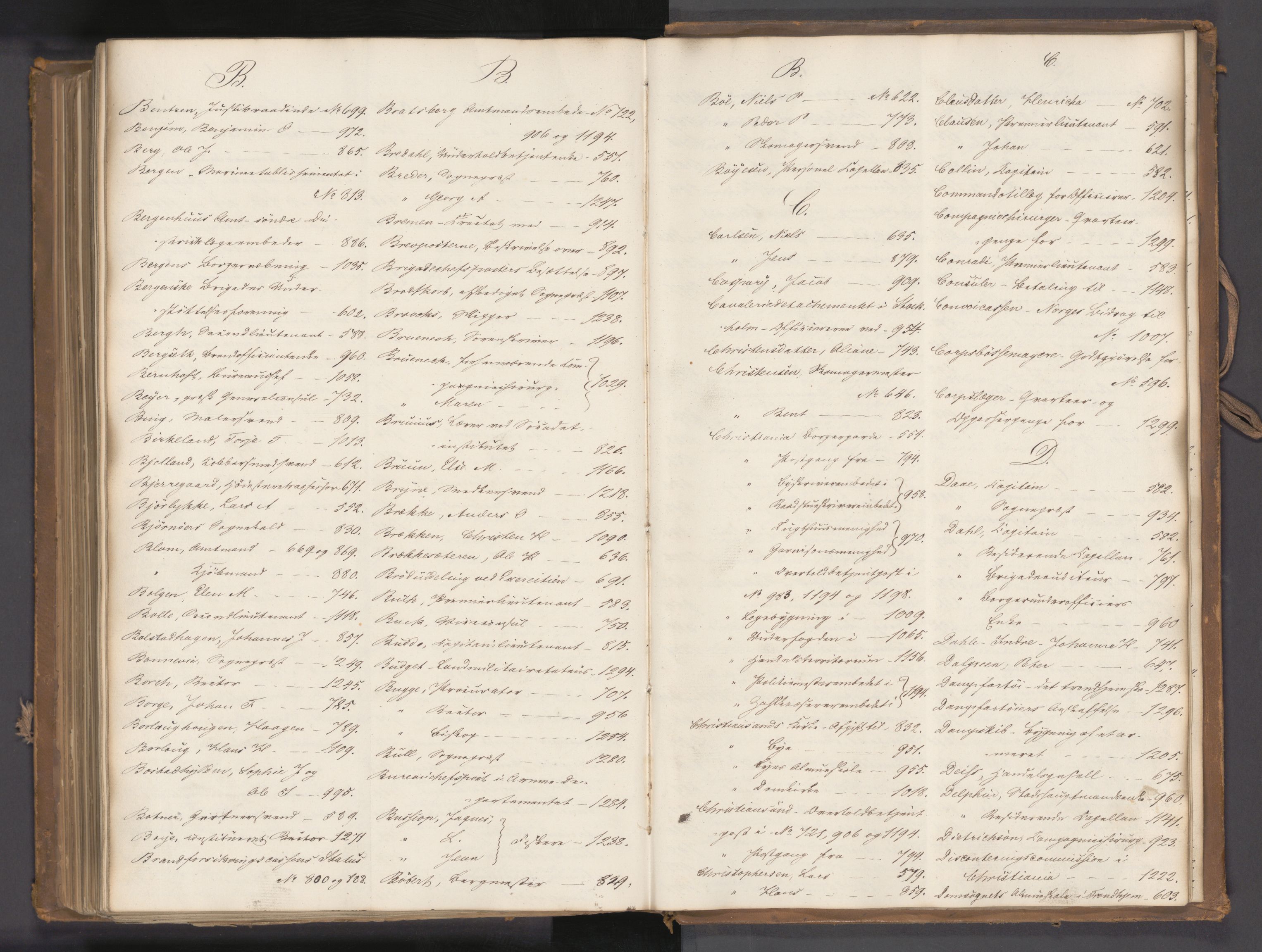 Statsrådssekretariatet, RA/S-1001/A/Ab/L0047: Kgl. res. nr. 541-1301, 2. halvår, 1838