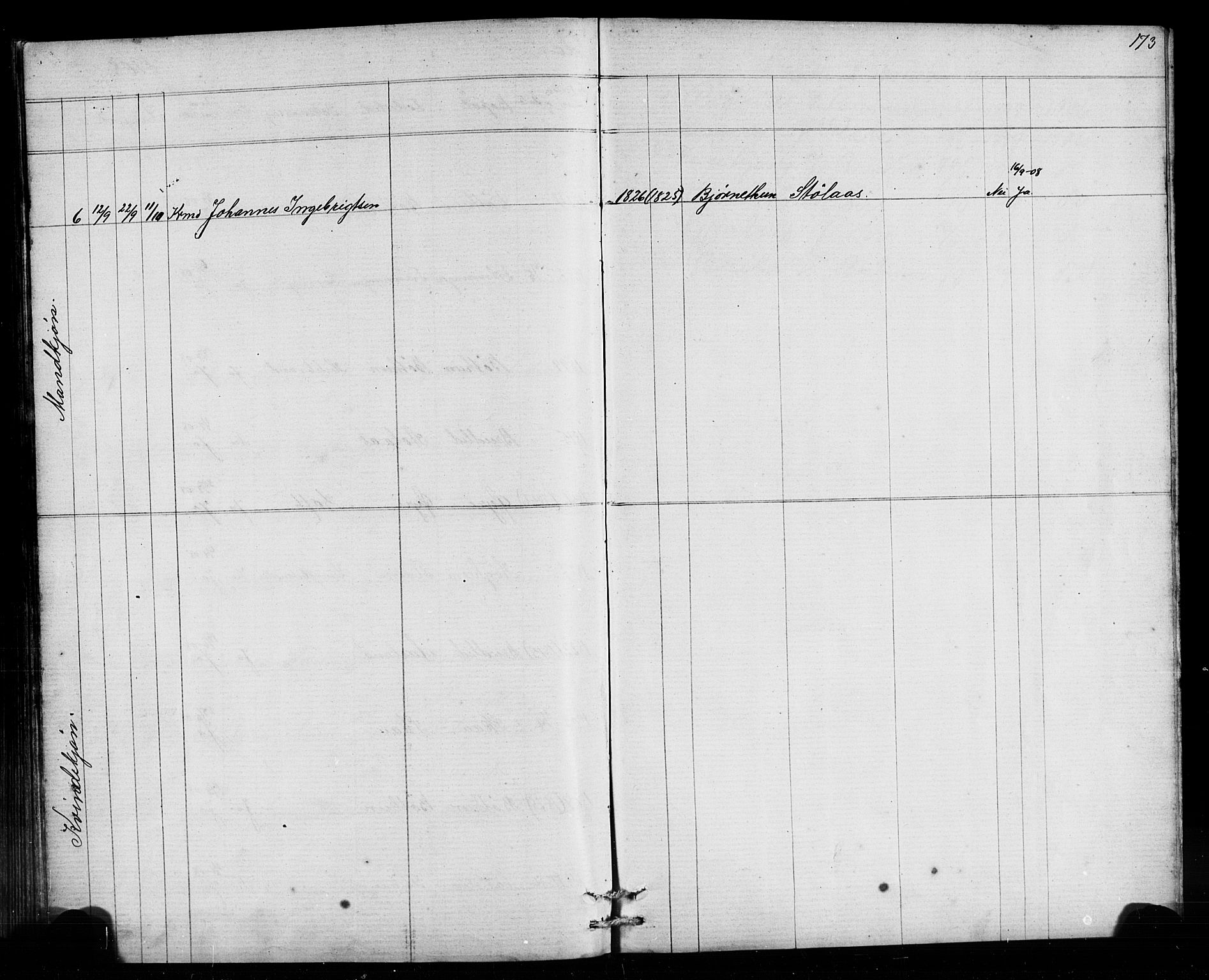 Leikanger sokneprestembete, AV/SAB-A-81001/H/Hab/Habb/L0001: Parish register (copy) no. B 1, 1873-1908, p. 173