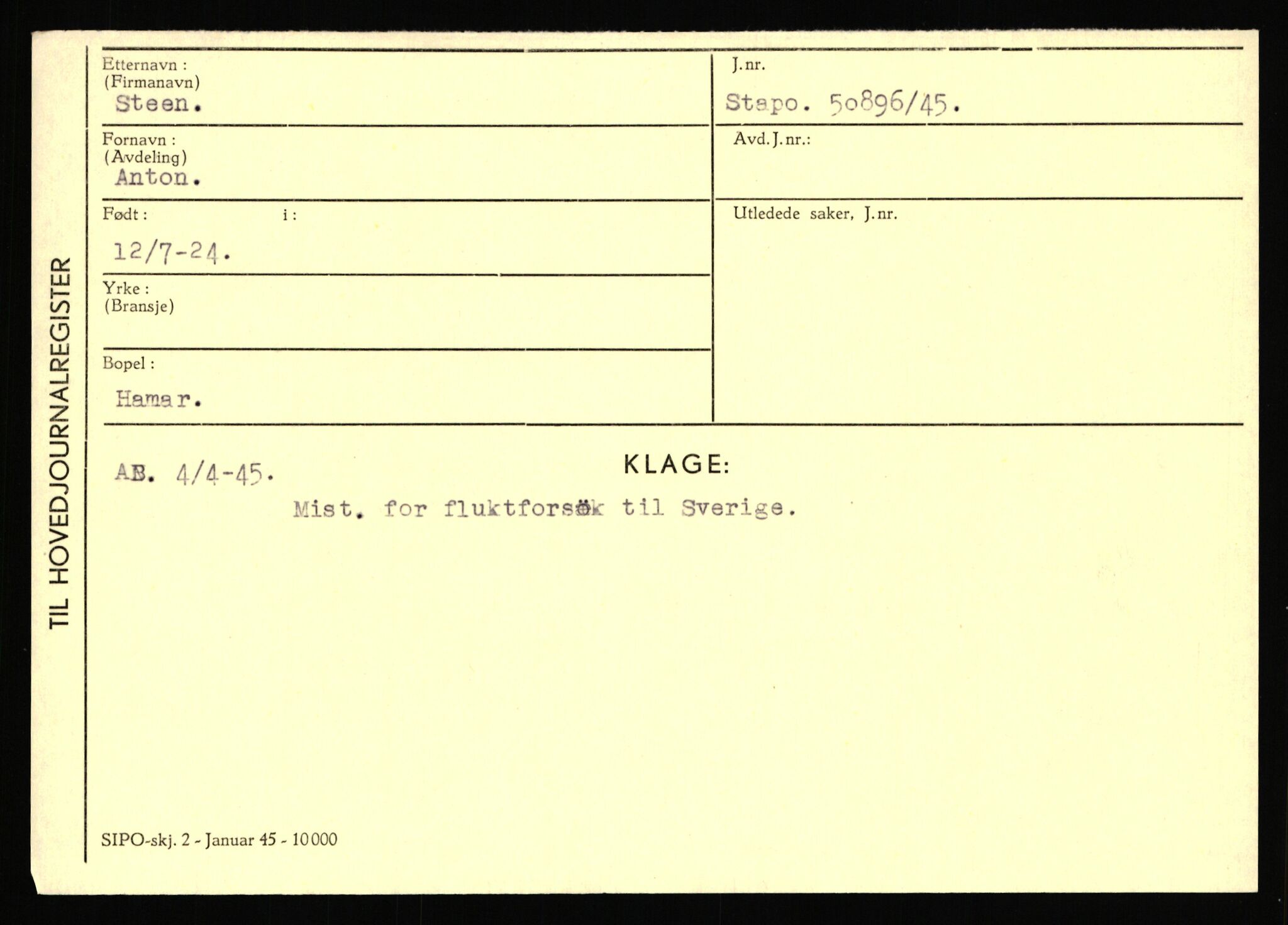 Statspolitiet - Hovedkontoret / Osloavdelingen, AV/RA-S-1329/C/Ca/L0014: Seterlien - Svartås, 1943-1945, p. 3110