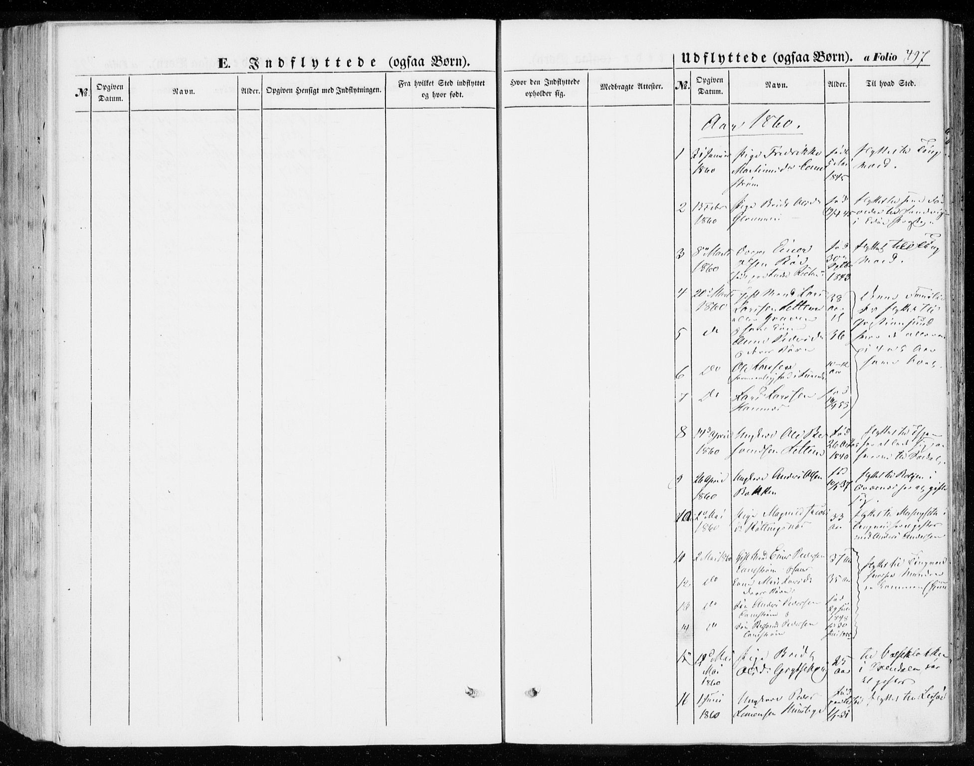Ministerialprotokoller, klokkerbøker og fødselsregistre - Møre og Romsdal, SAT/A-1454/592/L1026: Parish register (official) no. 592A04, 1849-1867, p. 497