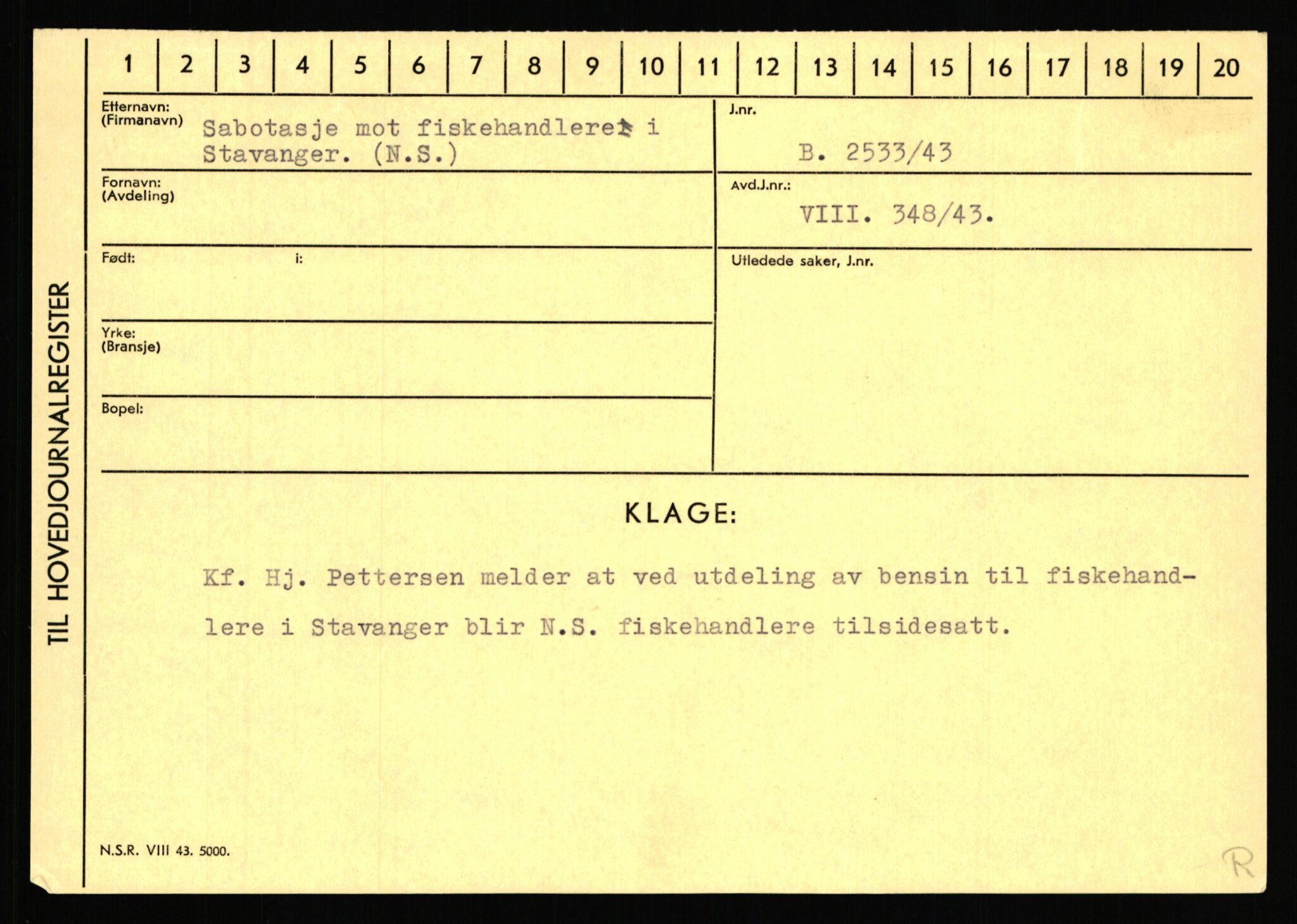 Statspolitiet - Hovedkontoret / Osloavdelingen, AV/RA-S-1329/C/Ca/L0013: Raa - Servold, 1943-1945, p. 3234