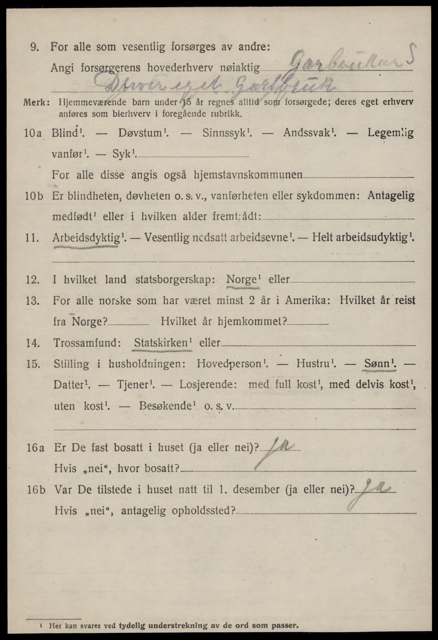 SAT, 1920 census for Fræna, 1920, p. 2314