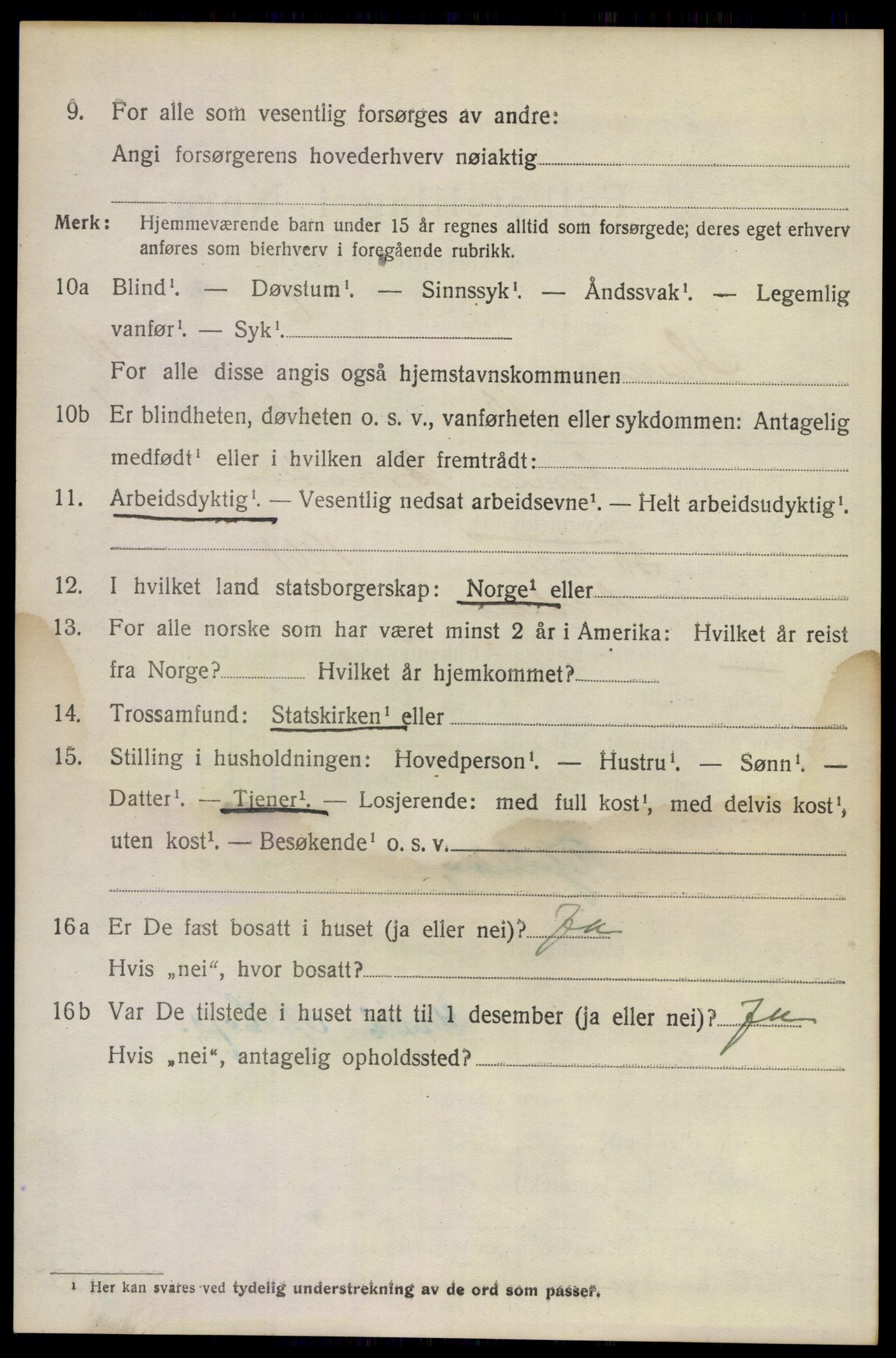 SAKO, 1920 census for Hurum, 1920, p. 5917