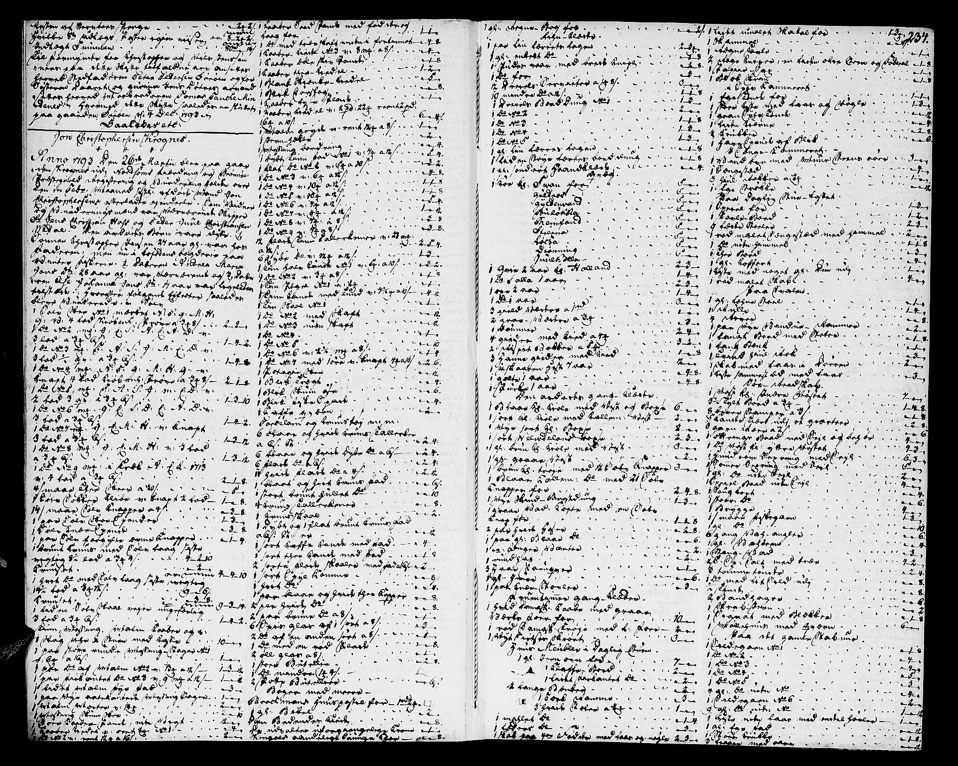 Helgeland sorenskriveri, AV/SAT-A-0004/3/3A/L0071: Skifteprotokoll 18B, 1793-1794, p. 233b-234a