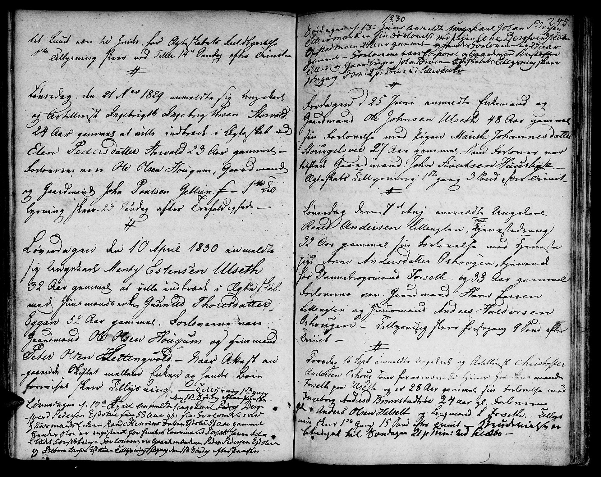 Ministerialprotokoller, klokkerbøker og fødselsregistre - Sør-Trøndelag, SAT/A-1456/618/L0438: Parish register (official) no. 618A03, 1783-1815, p. 245