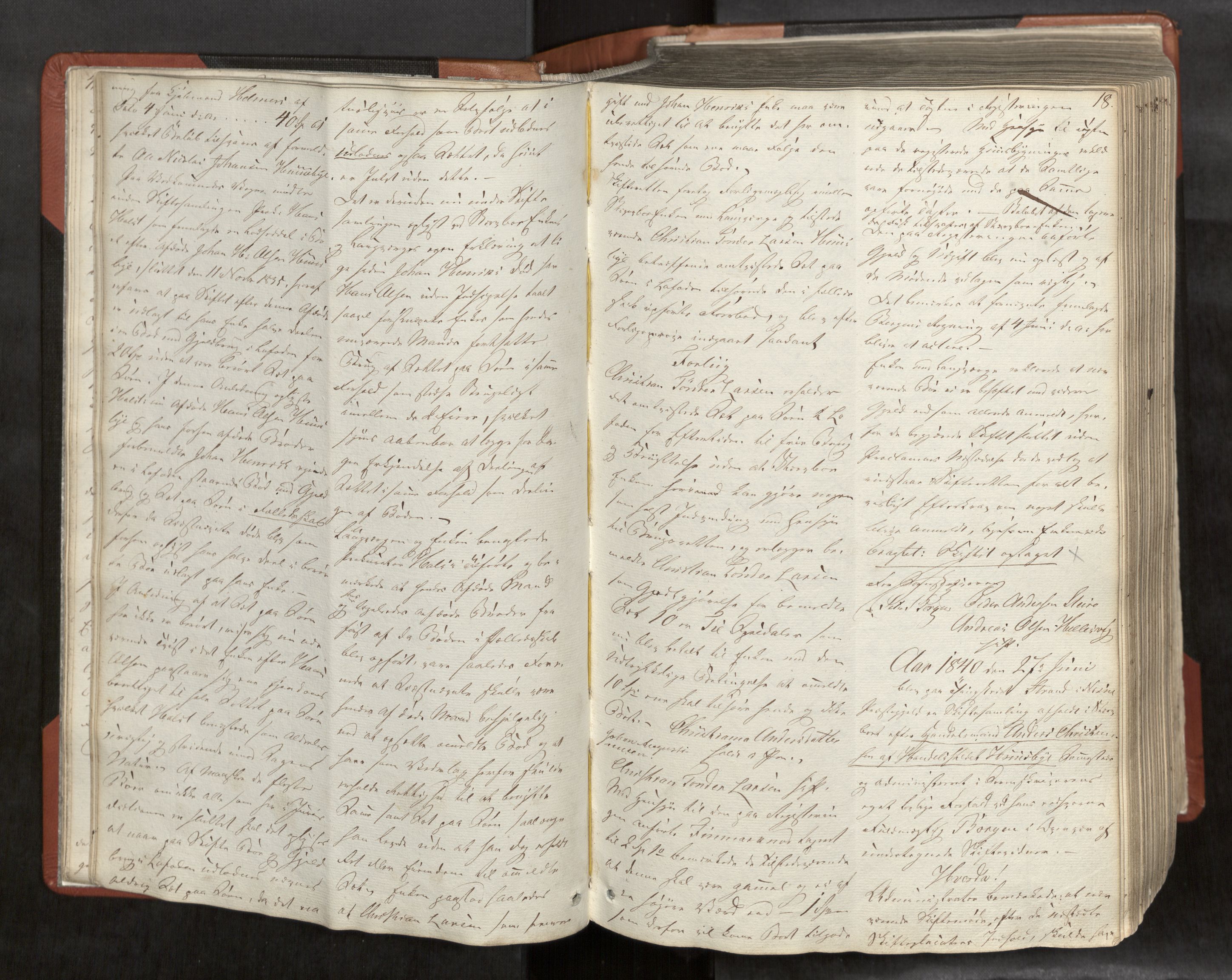 Helgeland sorenskriveri, AV/SAT-A-0004/3/3A/L0099: Skifteprotokoll 44, 1840-1842, p. 18