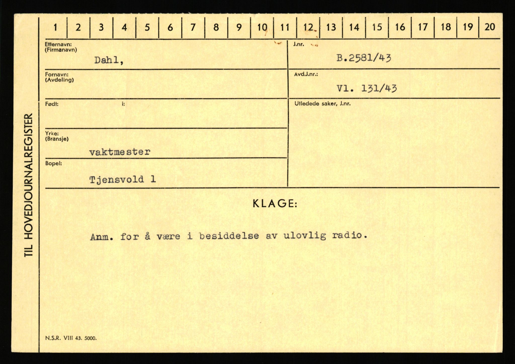 Statspolitiet - Hovedkontoret / Osloavdelingen, AV/RA-S-1329/C/Ca/L0003: Brechan - Eichinger	, 1943-1945, p. 2375