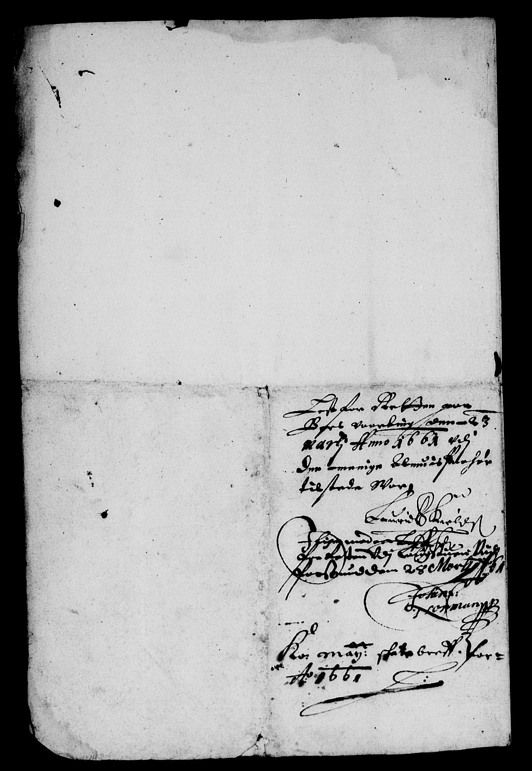 Rentekammeret inntil 1814, Reviderte regnskaper, Lensregnskaper, AV/RA-EA-5023/R/Rb/Rbr/L0023: Lista len, 1660-1661