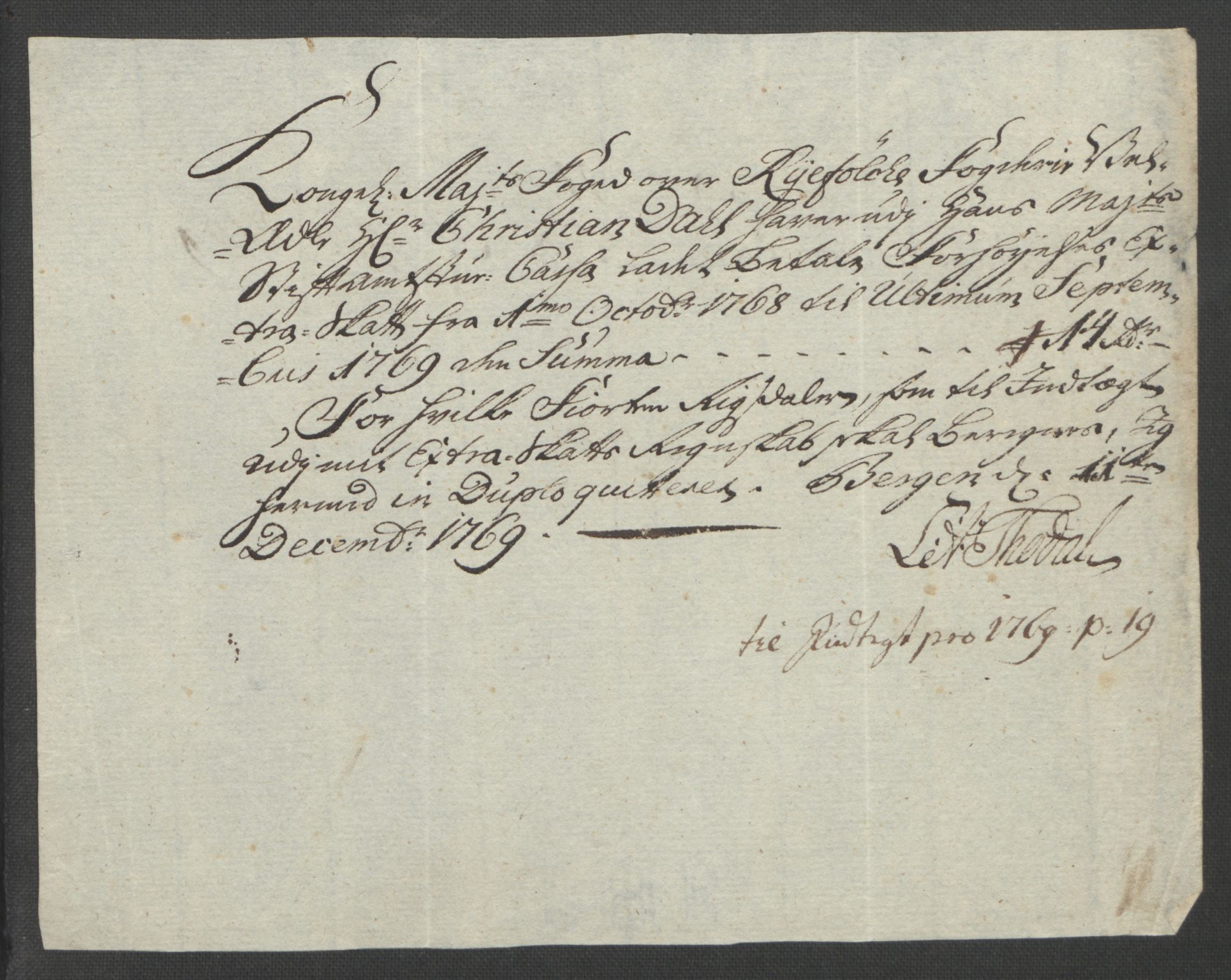 Rentekammeret inntil 1814, Reviderte regnskaper, Fogderegnskap, AV/RA-EA-4092/R47/L2972: Ekstraskatten Ryfylke, 1762-1780, p. 192