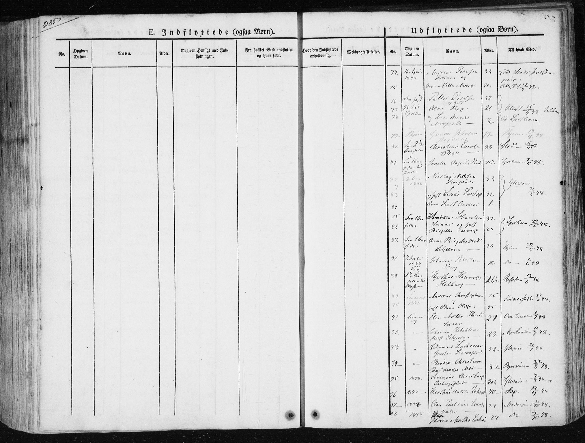 Ministerialprotokoller, klokkerbøker og fødselsregistre - Nord-Trøndelag, SAT/A-1458/730/L0280: Parish register (official) no. 730A07 /1, 1840-1854, p. 385
