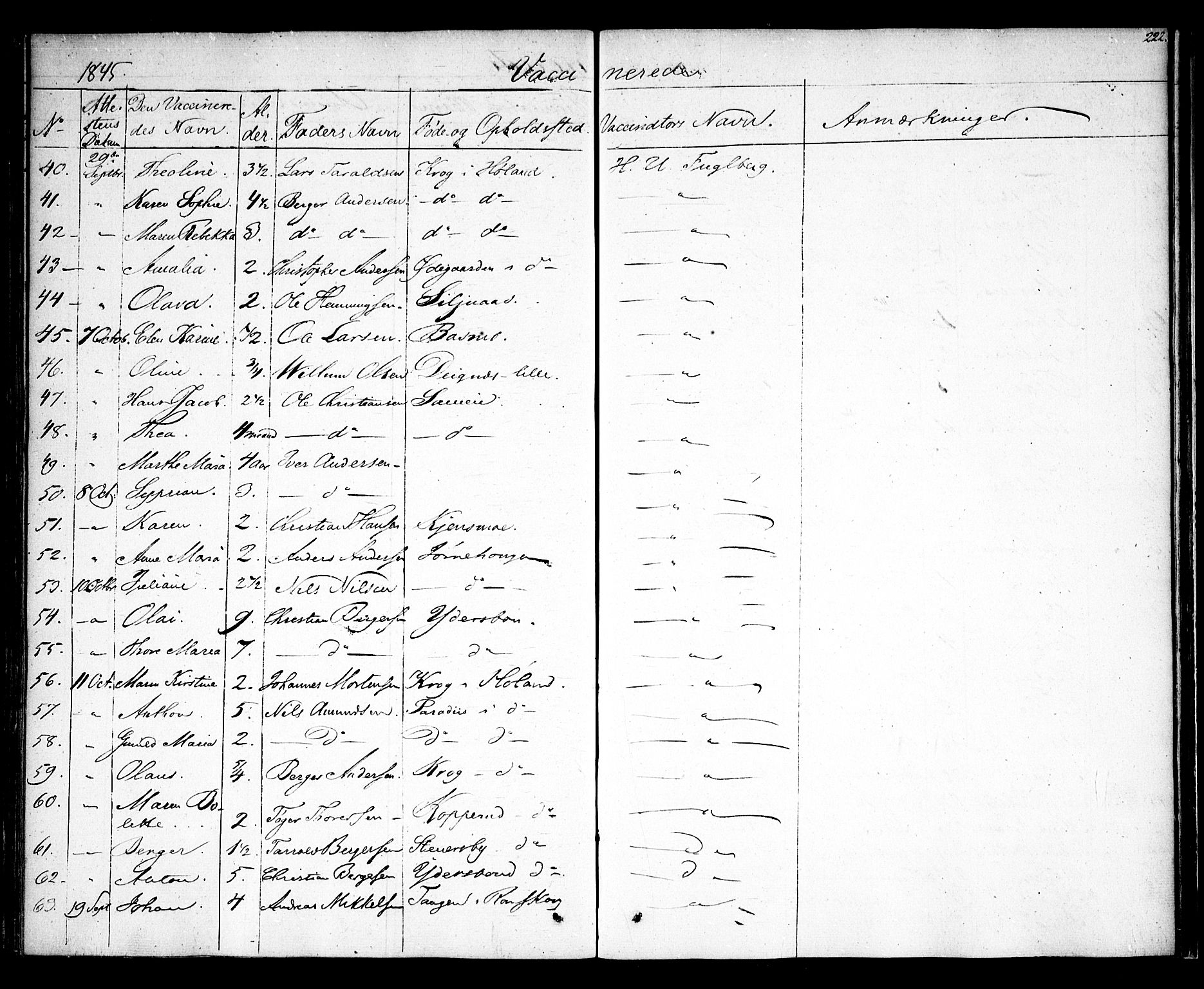 Rødenes prestekontor Kirkebøker, AV/SAO-A-2005/F/Fa/L0005: Parish register (official) no. I 5, 1838-1849, p. 222