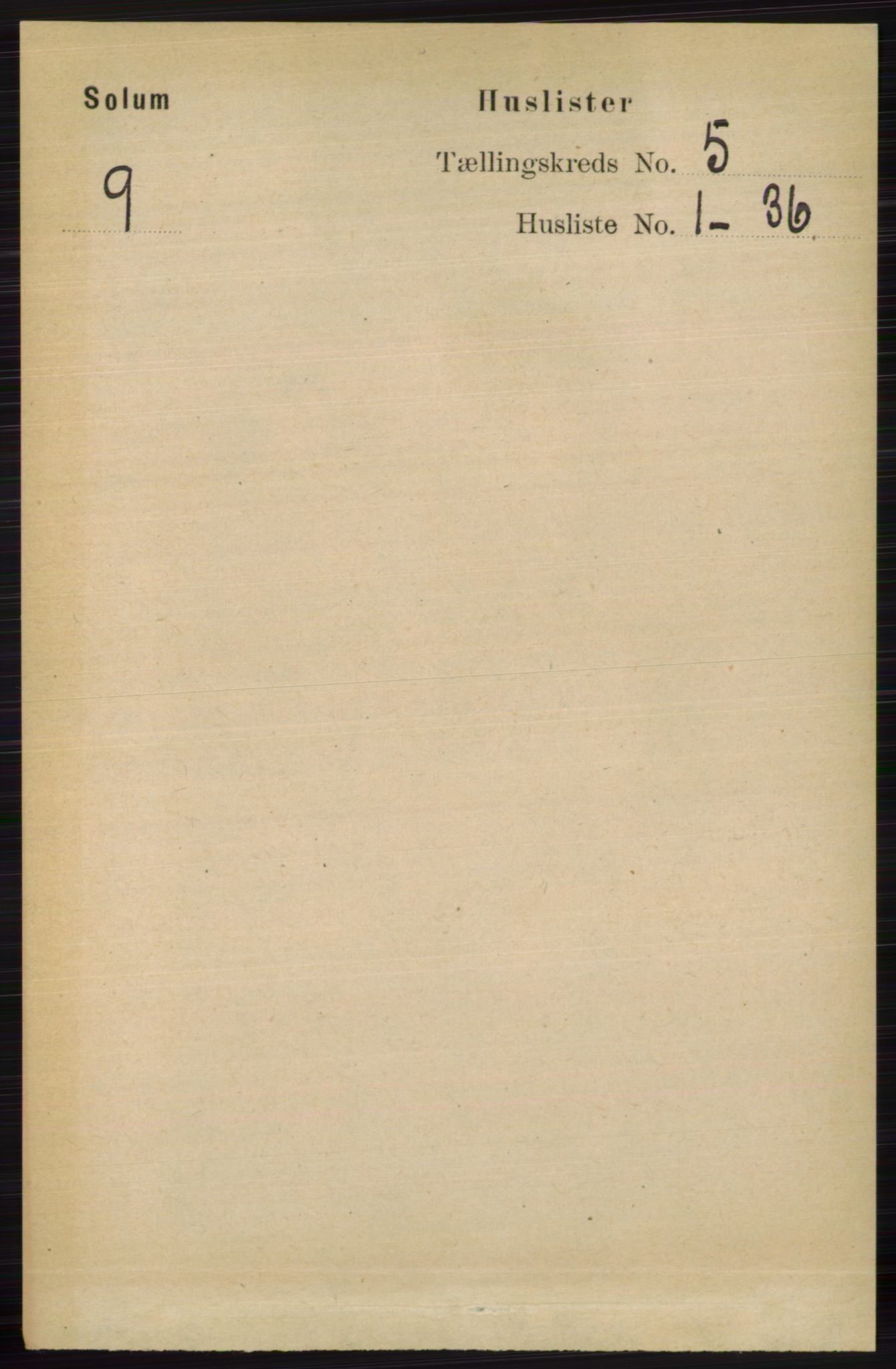 RA, 1891 census for 0818 Solum, 1891, p. 797