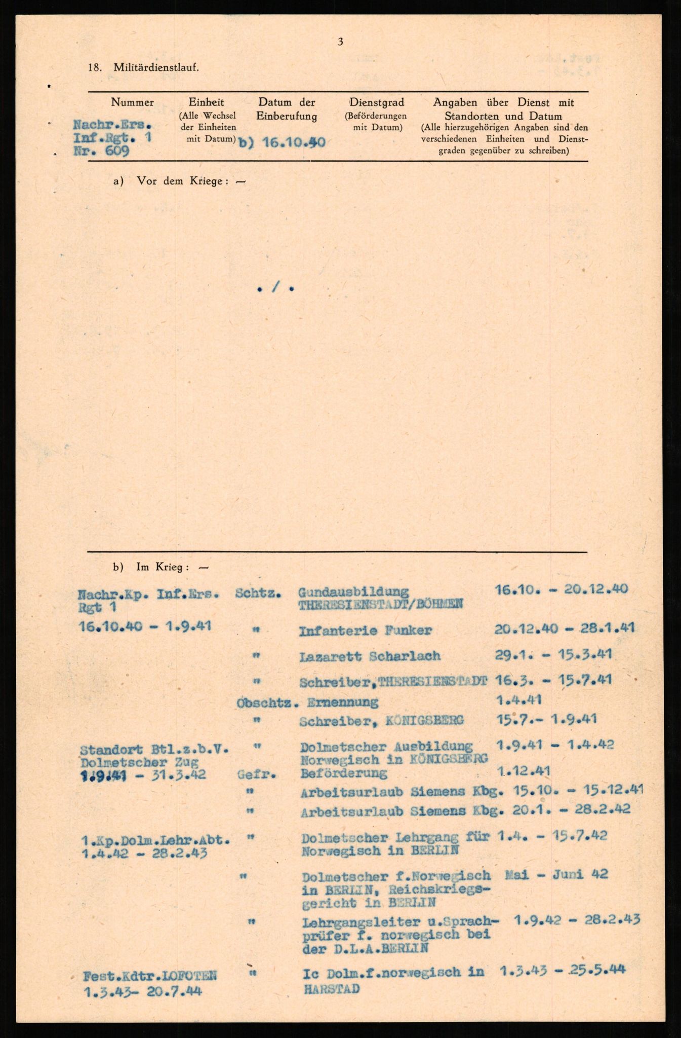 Forsvaret, Forsvarets overkommando II, AV/RA-RAFA-3915/D/Db/L0023: CI Questionaires. Tyske okkupasjonsstyrker i Norge. Tyskere., 1945-1946, p. 316