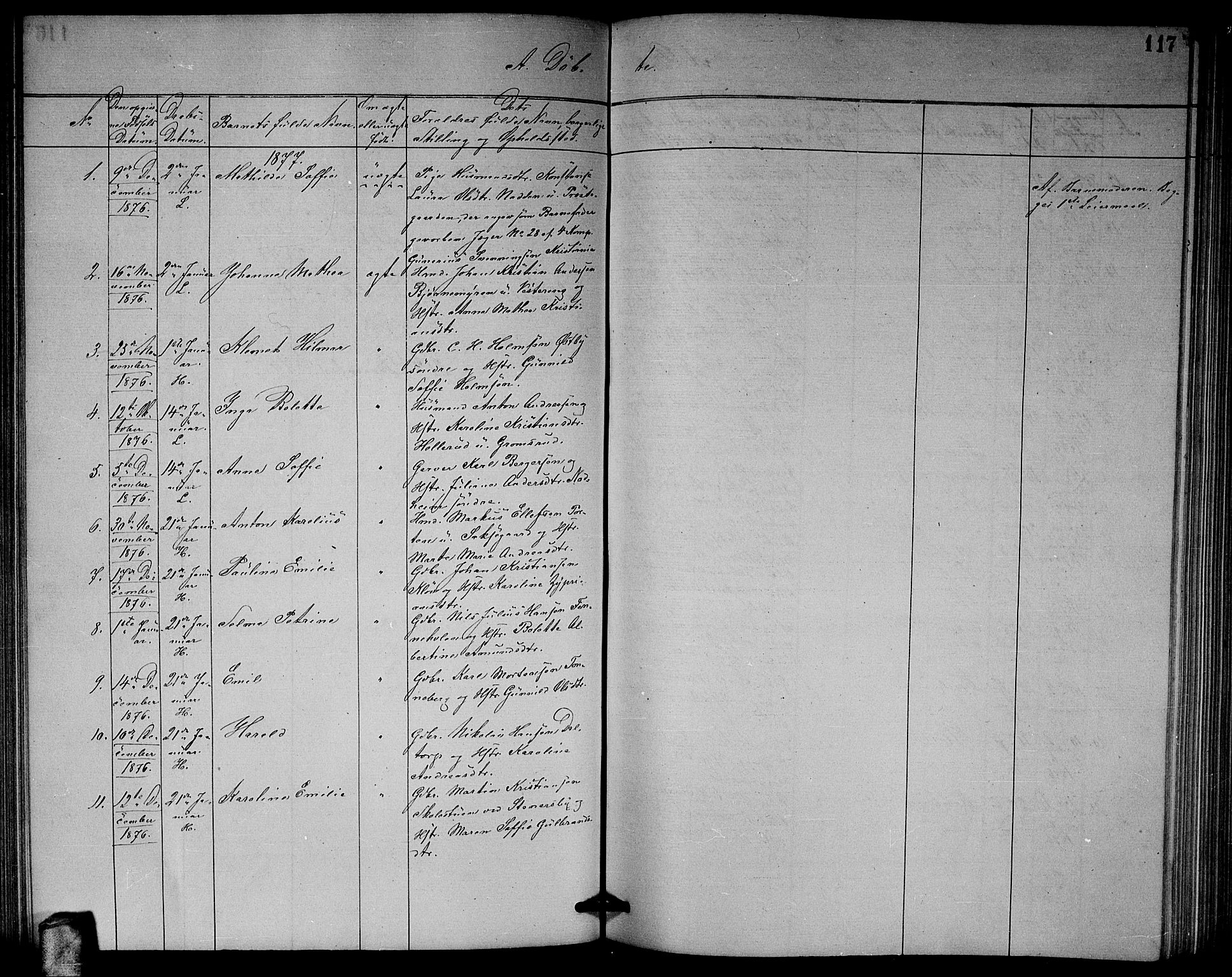 Høland prestekontor Kirkebøker, SAO/A-10346a/G/Ga/L0006: Parish register (copy) no. I 6, 1869-1879, p. 117