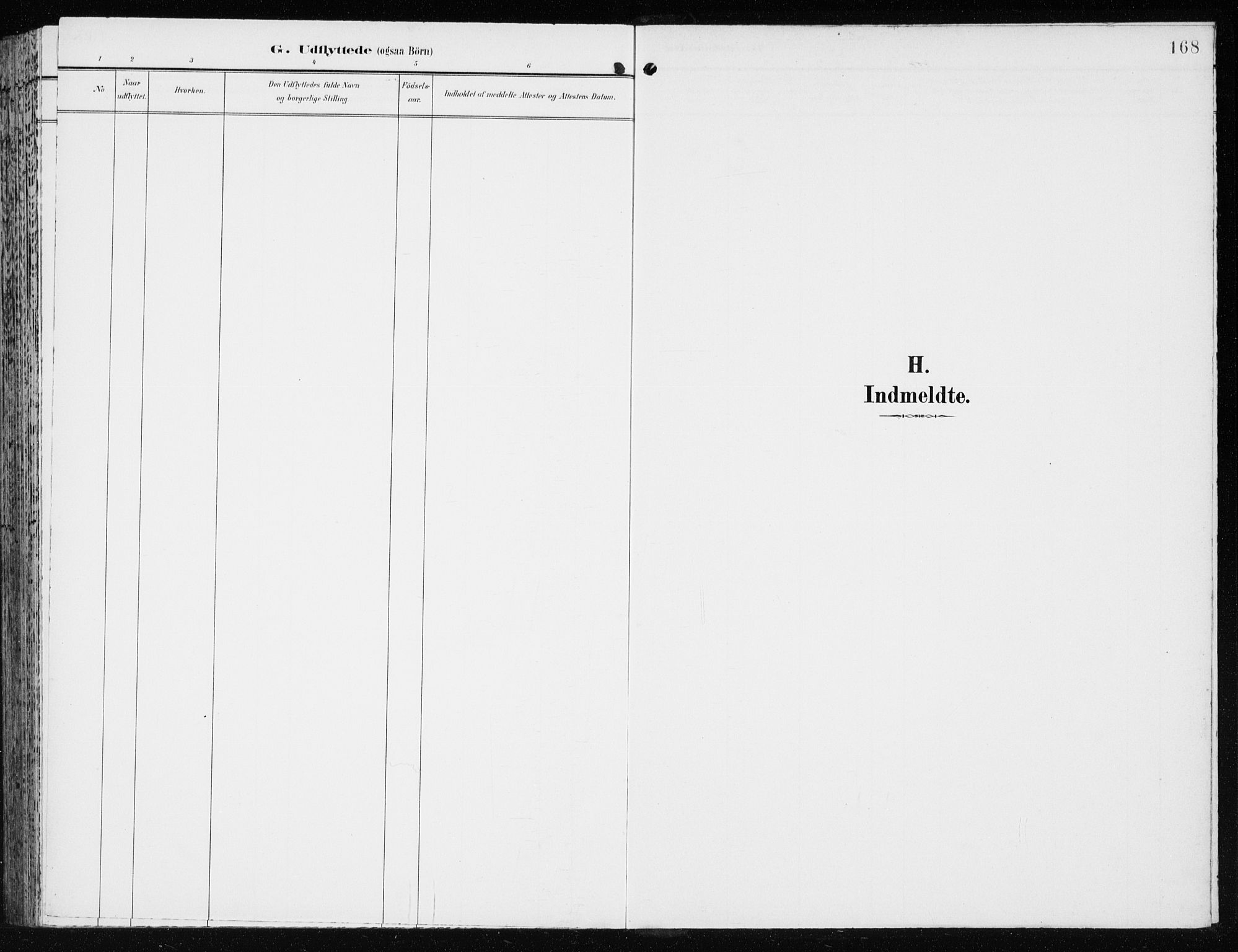 Lindås Sokneprestembete, SAB/A-76701/H/Haa: Parish register (official) no. F  2, 1897-1909, p. 168
