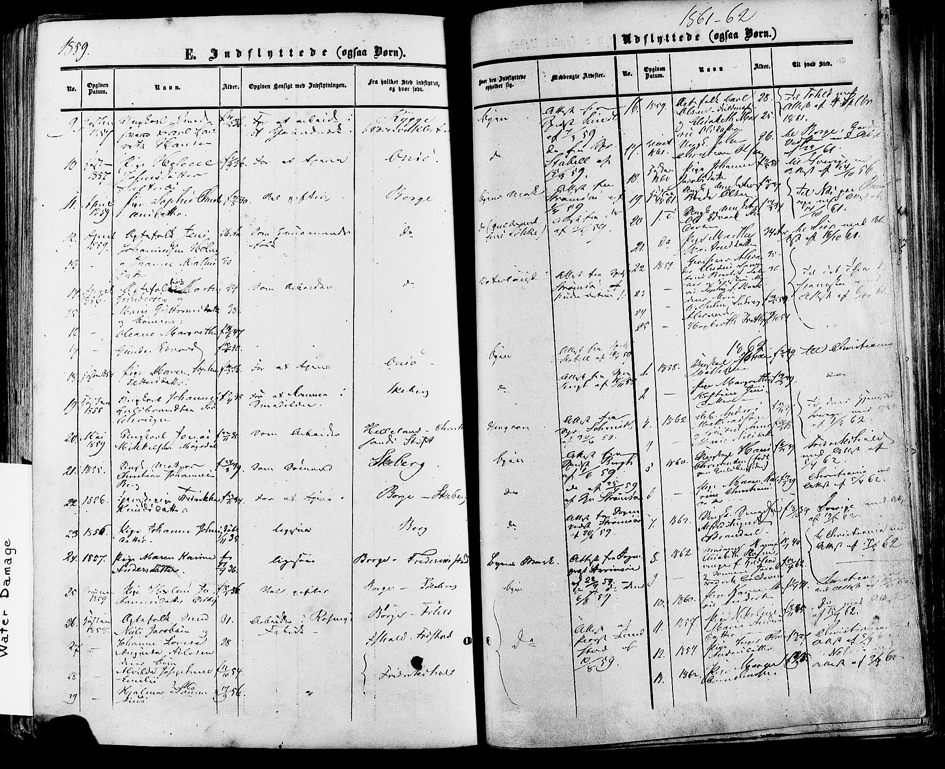 Fredrikstad prestekontor Kirkebøker, SAO/A-11082/F/Fa/L0006: Parish register (official) no. 6, 1857-1878, p. 387