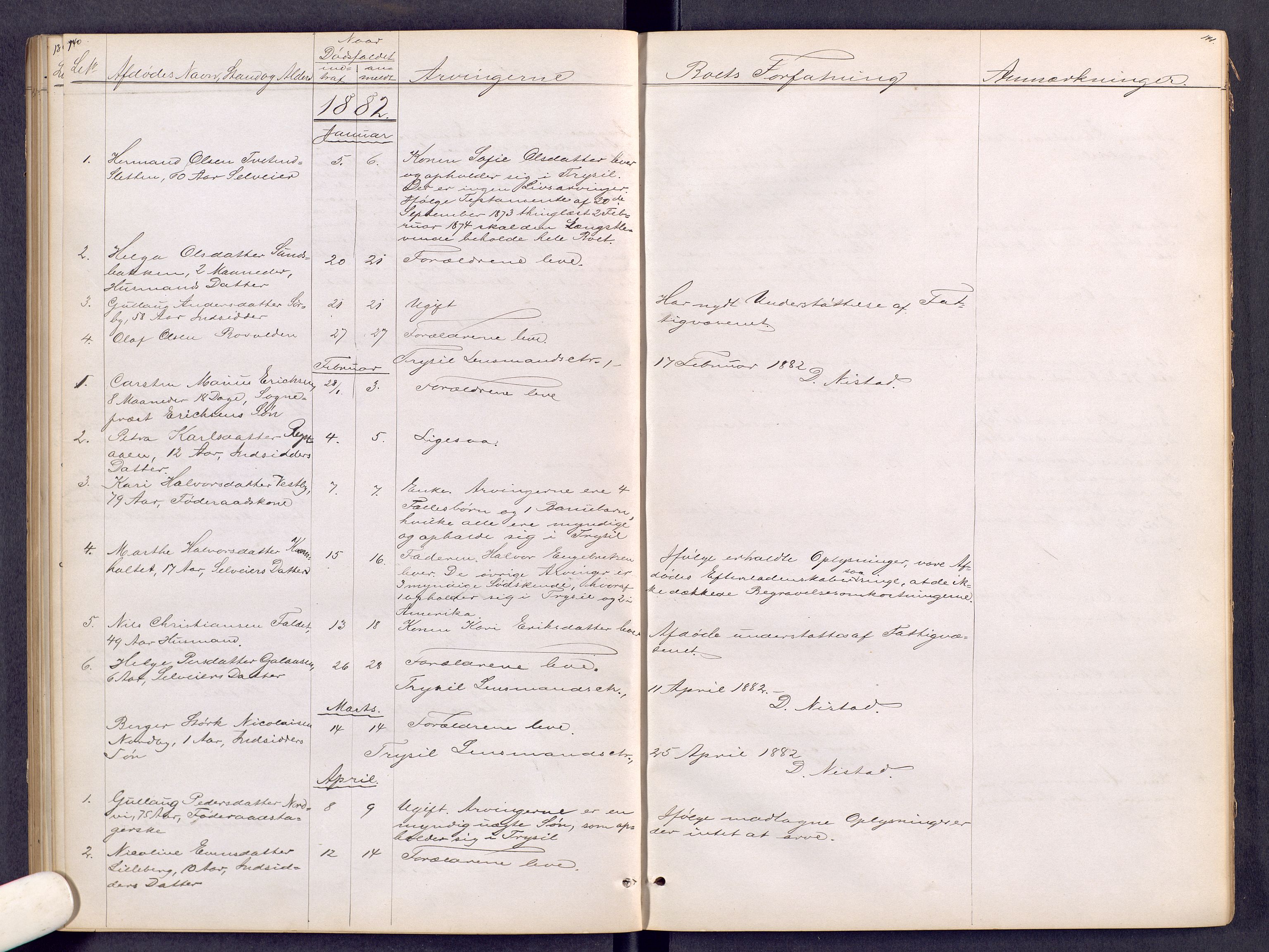 Sør-Østerdal sorenskriveri, AV/SAH-TING-018/J/Jg/L0007: Dødsfallsjournal, 1870-1886, p. 140-141