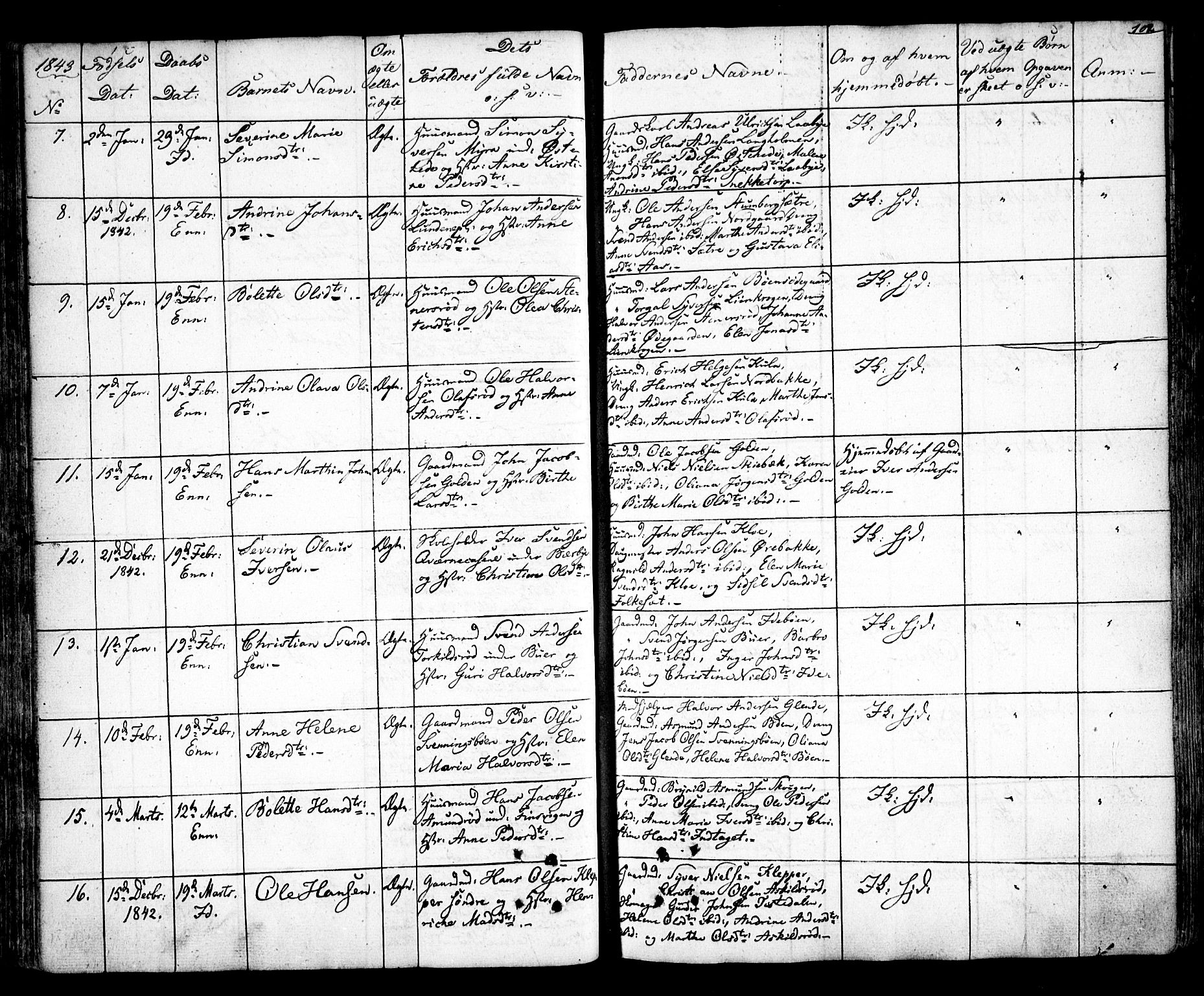 Idd prestekontor Kirkebøker, AV/SAO-A-10911/F/Fc/L0003: Parish register (official) no. III 3, 1832-1847, p. 102