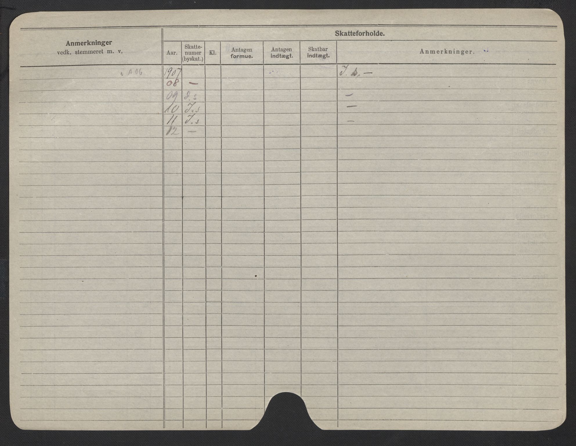 Oslo folkeregister, Registerkort, SAO/A-11715/F/Fa/Fac/L0018: Kvinner, 1906-1914, p. 376b