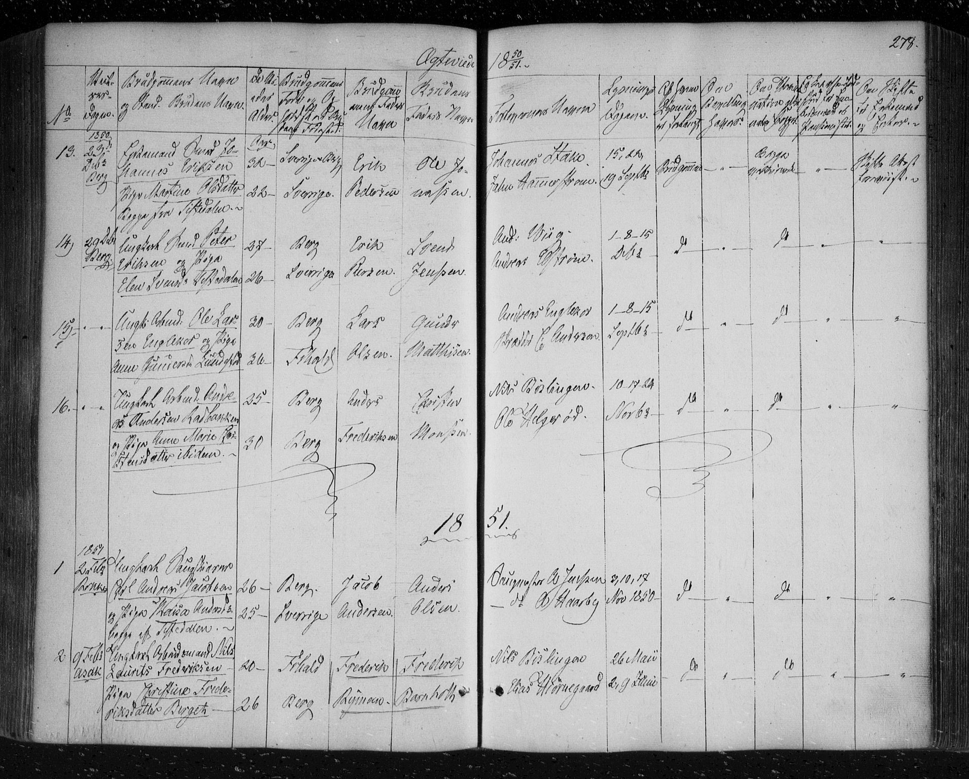 Berg prestekontor Kirkebøker, AV/SAO-A-10902/F/Fa/L0004: Parish register (official) no. I 4, 1843-1860, p. 277