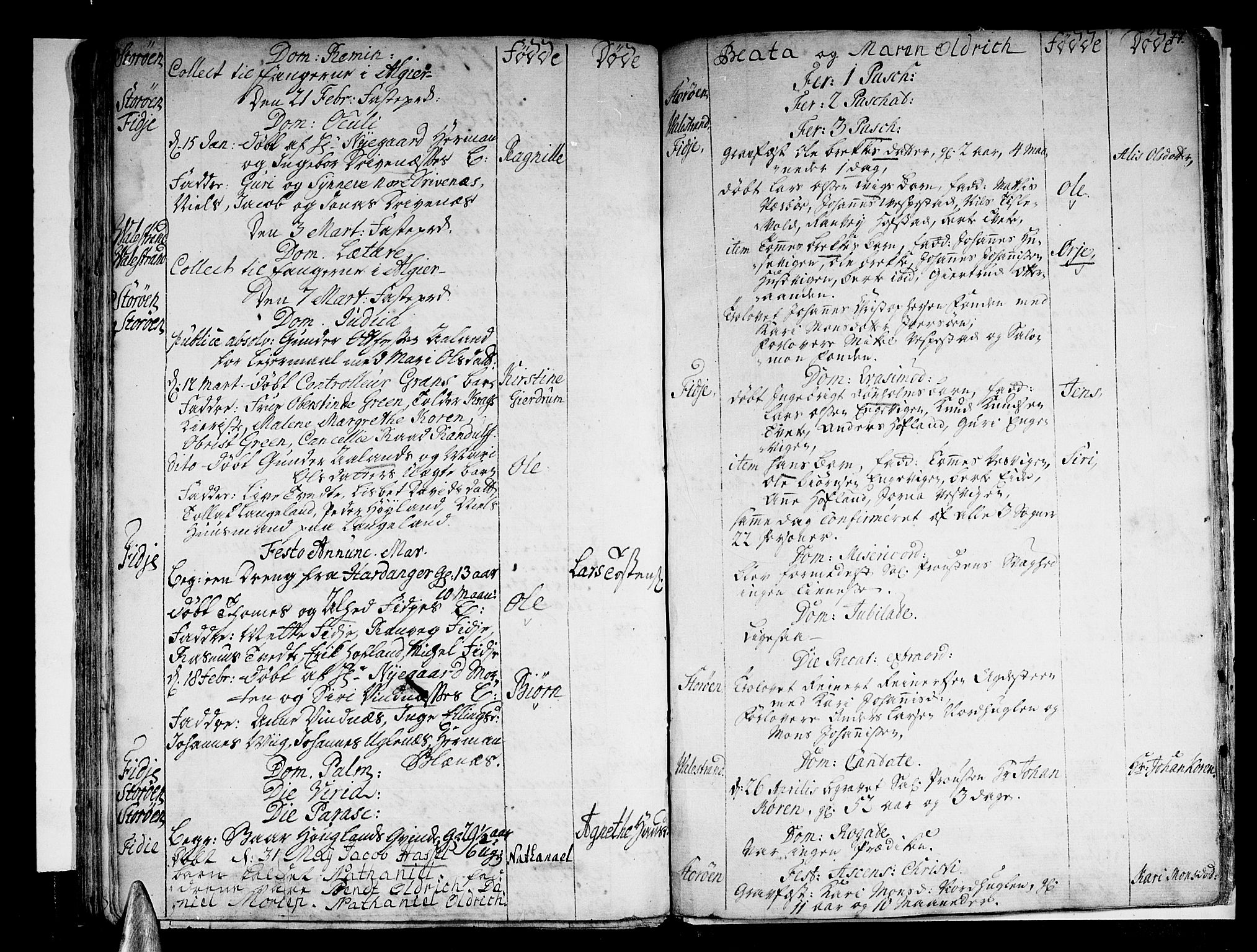 Stord sokneprestembete, SAB/A-78201/H/Haa: Parish register (official) no. A 1, 1725-1744, p. 77