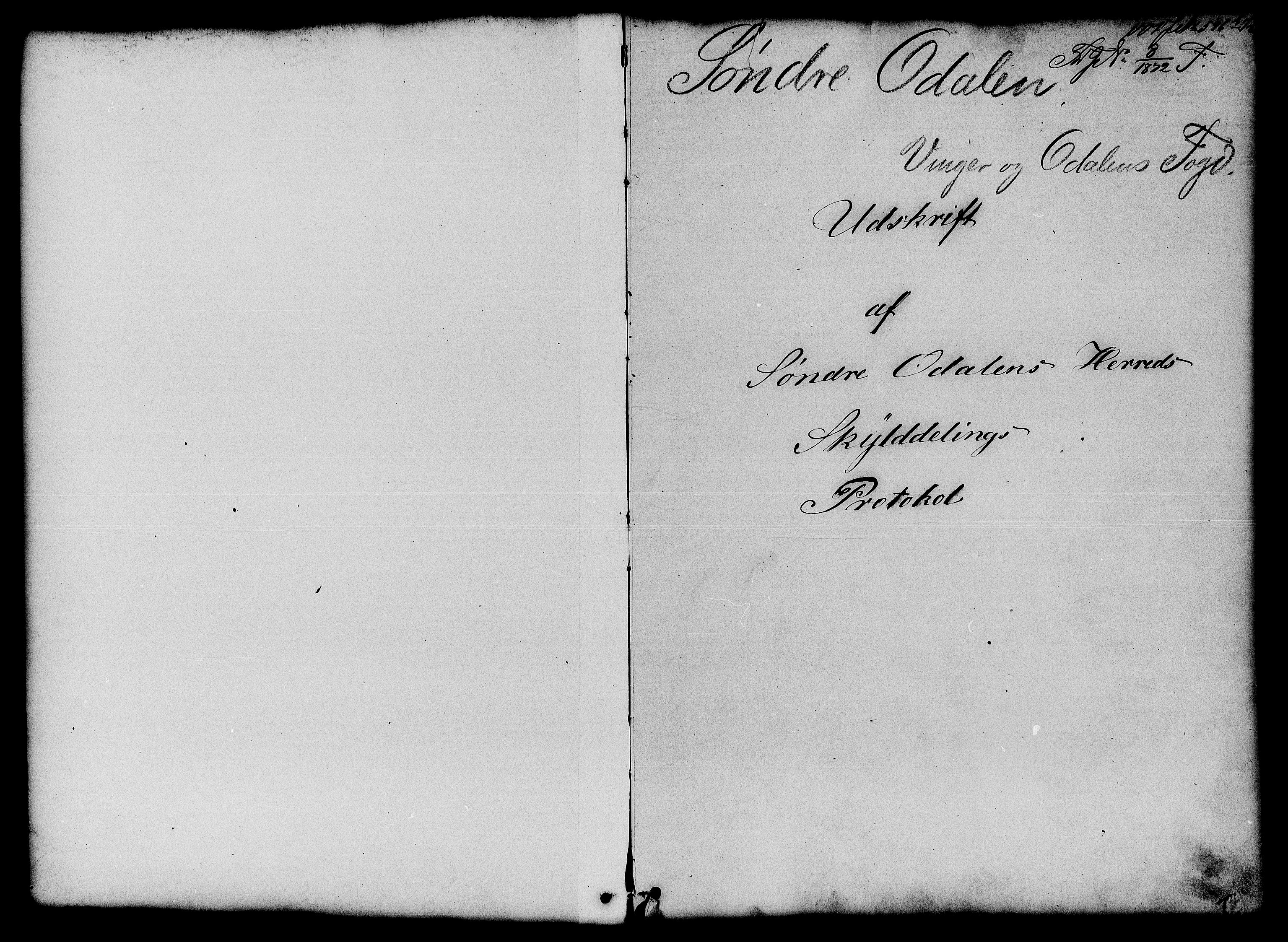 Matrikkelrevisjonen av 1863, AV/RA-S-1530/F/Fe/L0050: Søndre Odalen, 1863