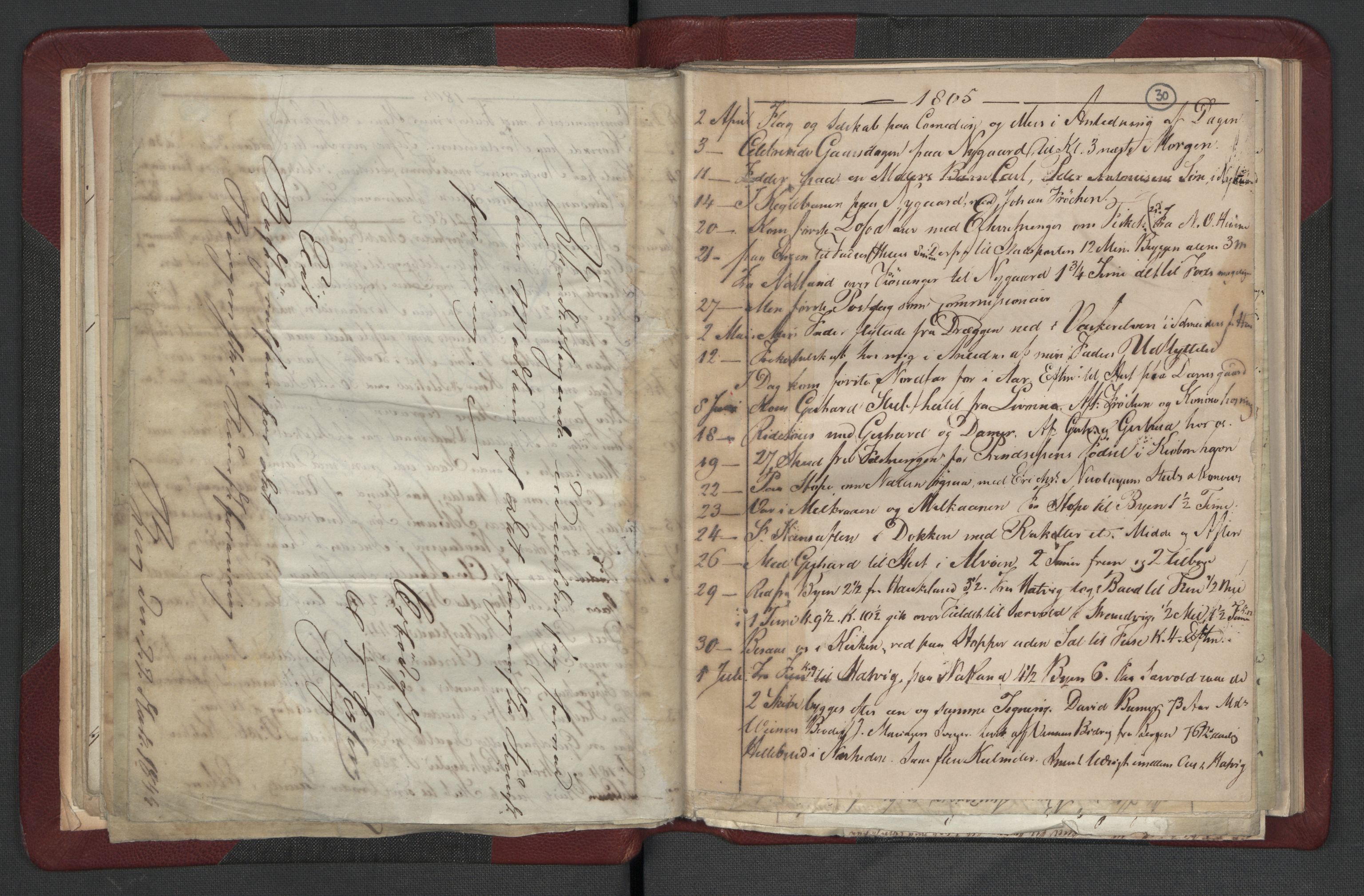 Meltzer, Fredrik, RA/PA-0028/F/L0002: Dagbok, 1796-1808, p. 29b-30a