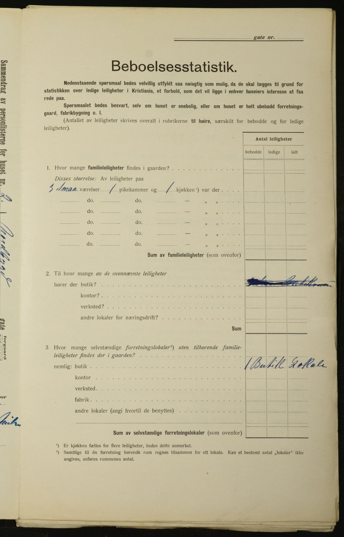 OBA, Municipal Census 1912 for Kristiania, 1912, p. 72023