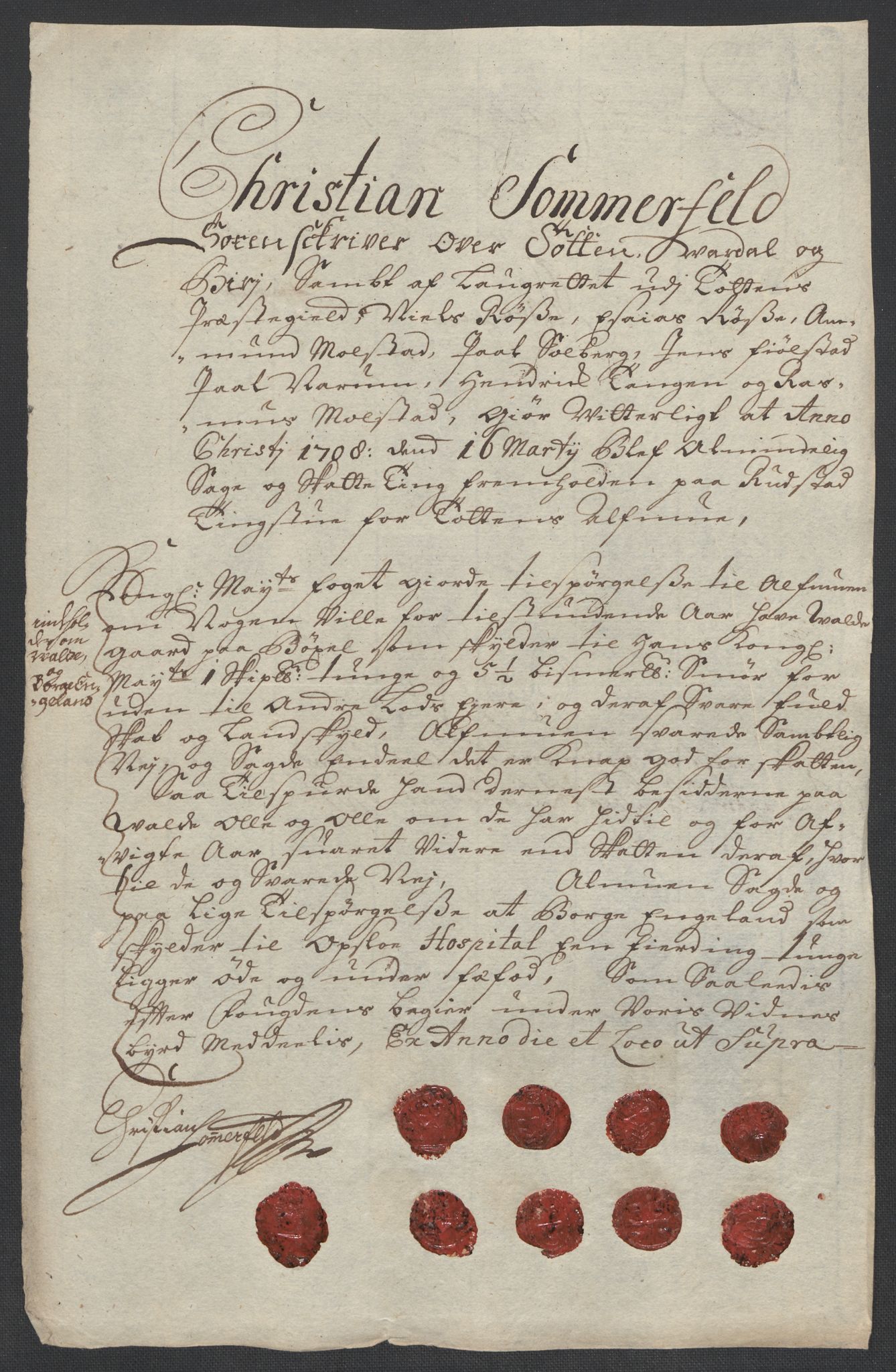 Rentekammeret inntil 1814, Reviderte regnskaper, Fogderegnskap, RA/EA-4092/R18/L1305: Fogderegnskap Hadeland, Toten og Valdres, 1707-1708, p. 398