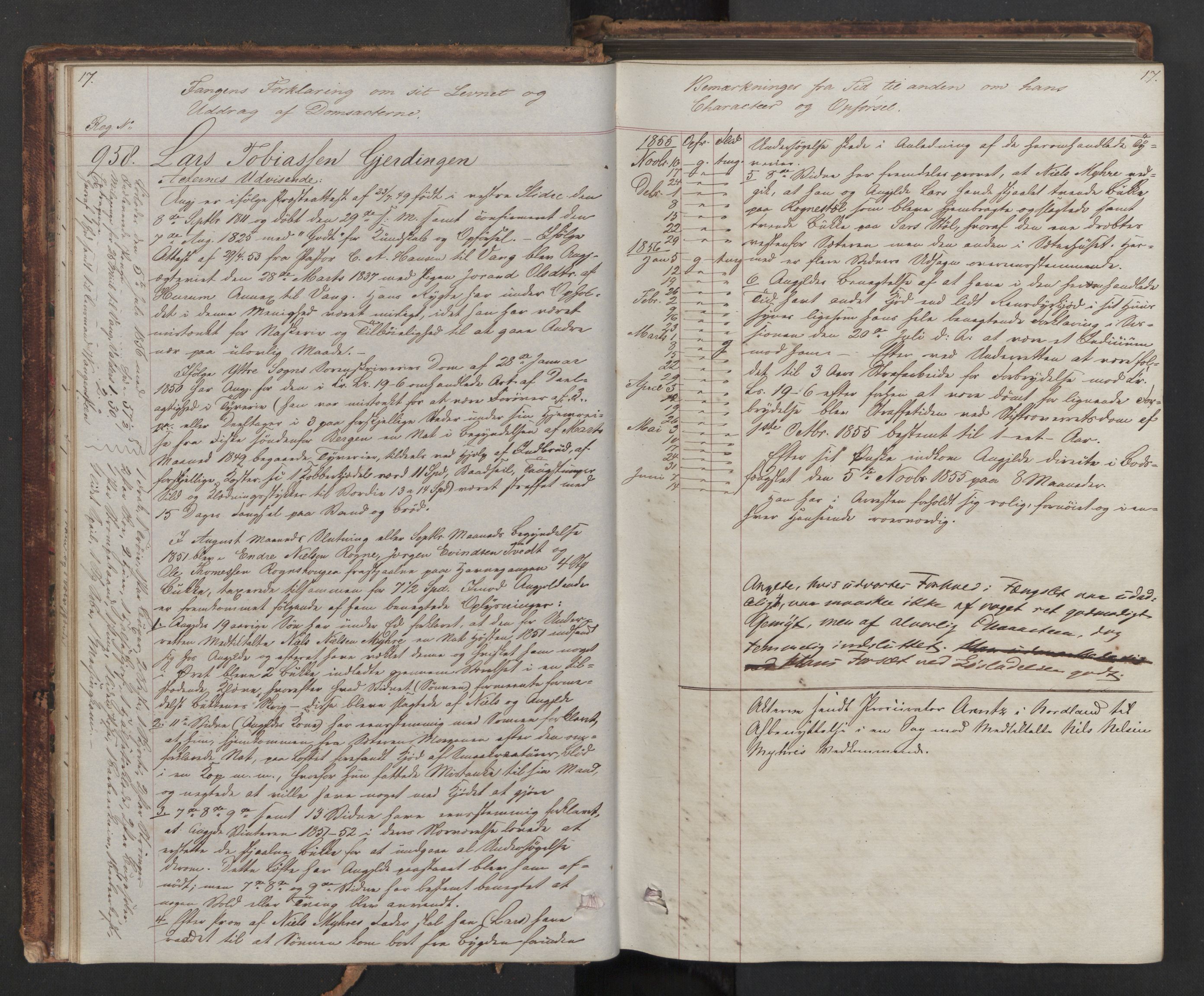 Botsfengslet, AV/RA-S-1539/D/Db/Dbb/L0004: 939a - 271b, 1855-1857, p. 17