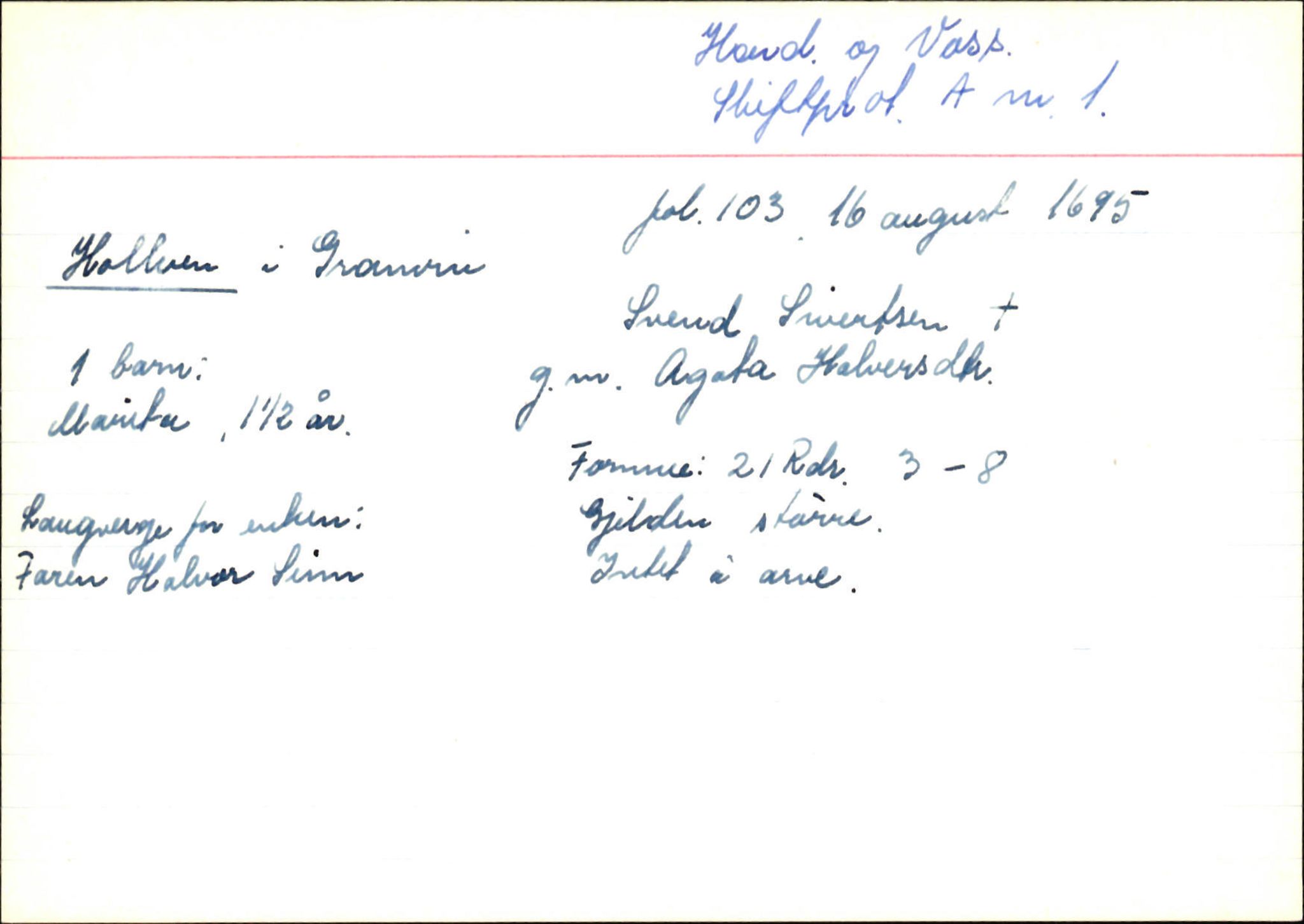 Skiftekort ved Statsarkivet i Bergen, SAB/SKIFTEKORT/002/L0001: Skifteprotokoll nr. 1-3, 1695-1721, p. 39