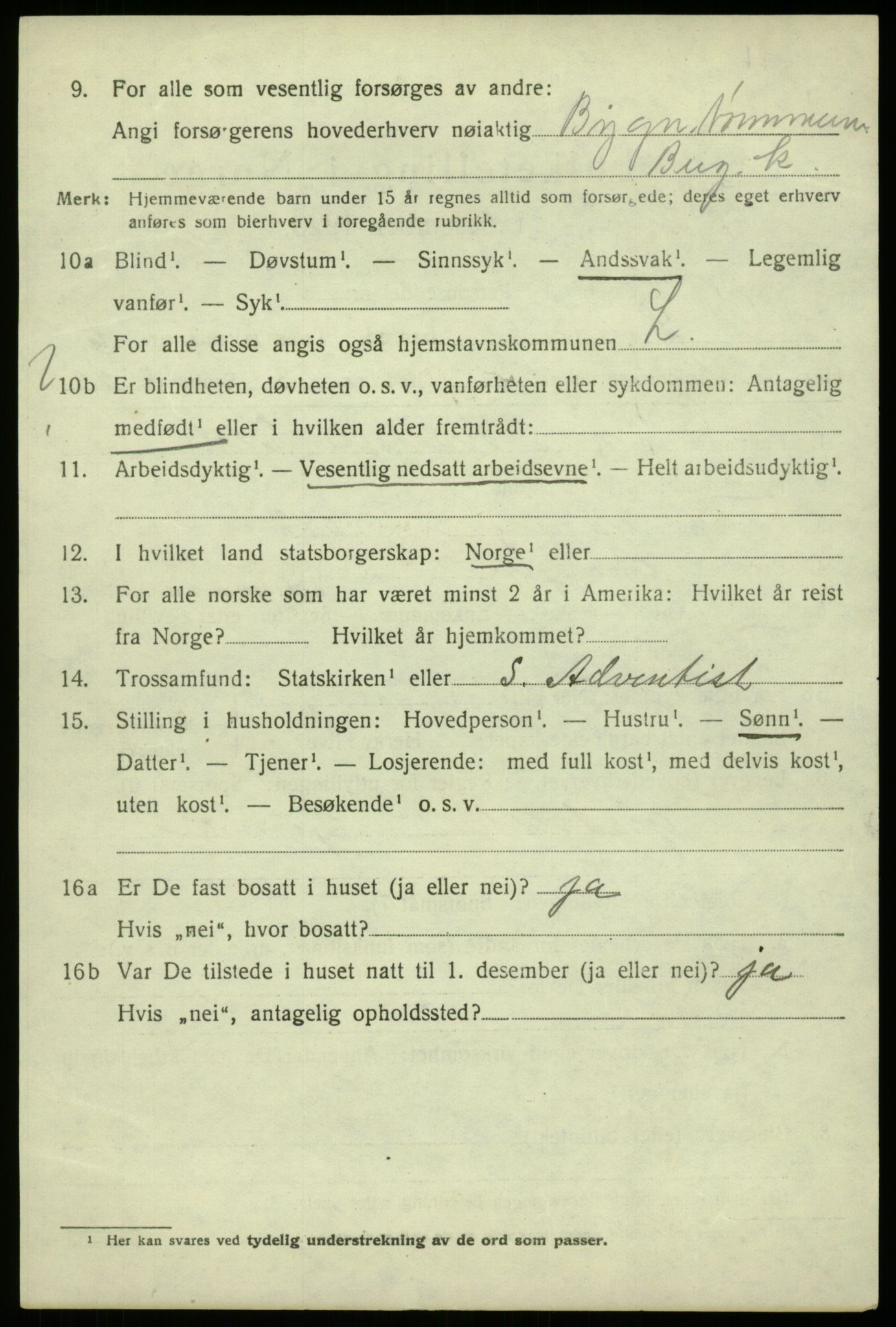 SAB, 1920 census for Laksevåg, 1920, p. 17297